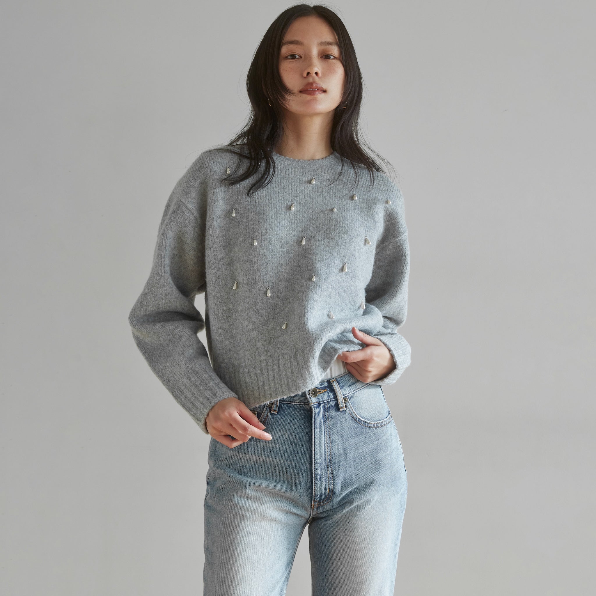 JewelryプルオーバーKnitトップス