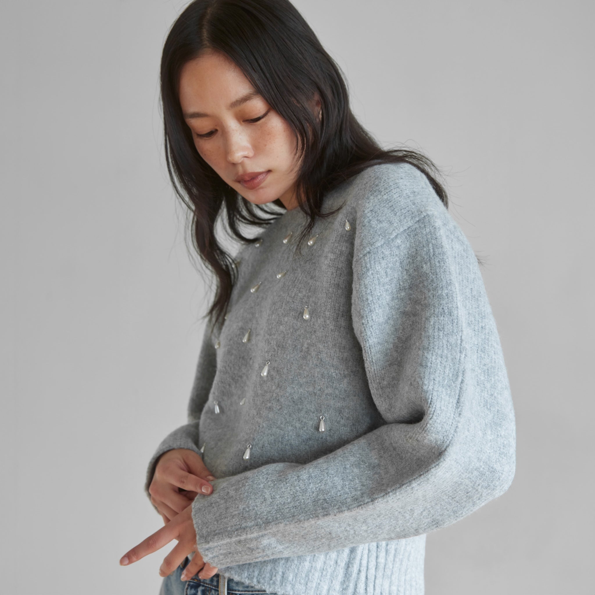 JewelryプルオーバーKnitトップス