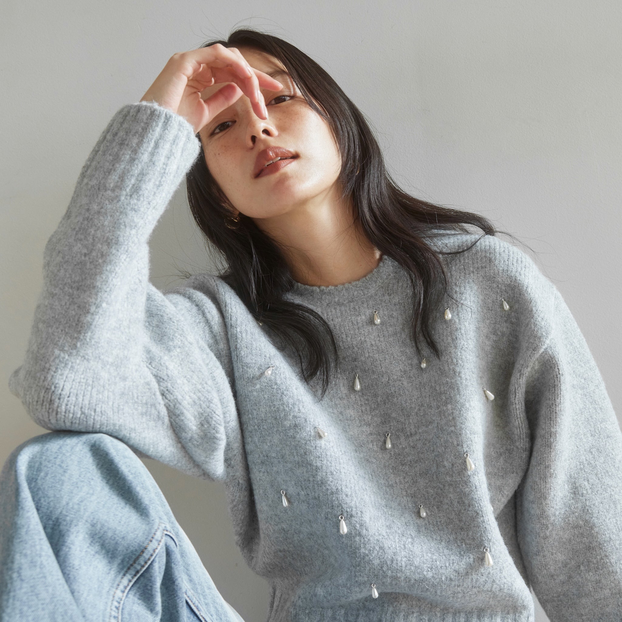 JewelryプルオーバーKnitトップス