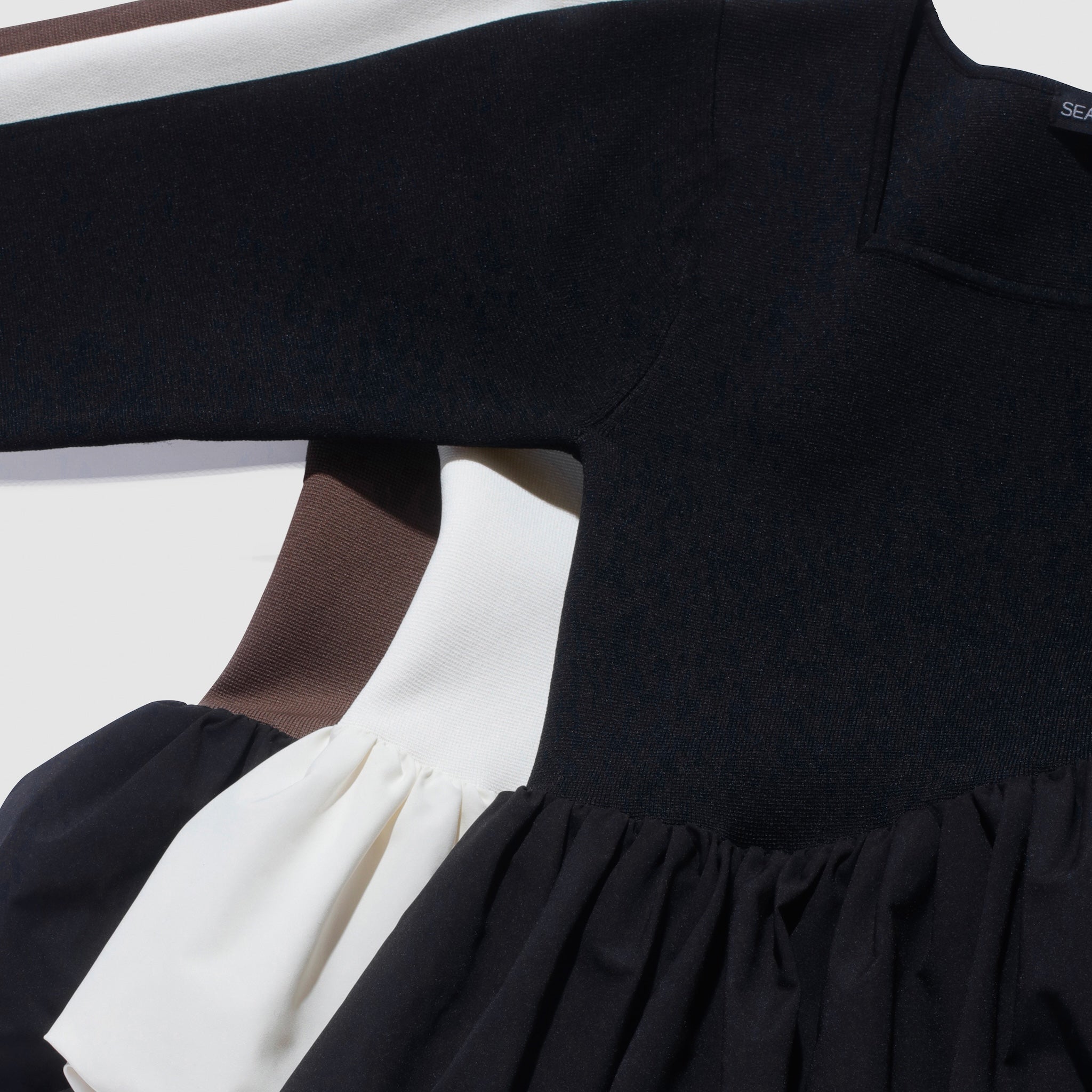 Knit Docking Asymmetric Balloon Top