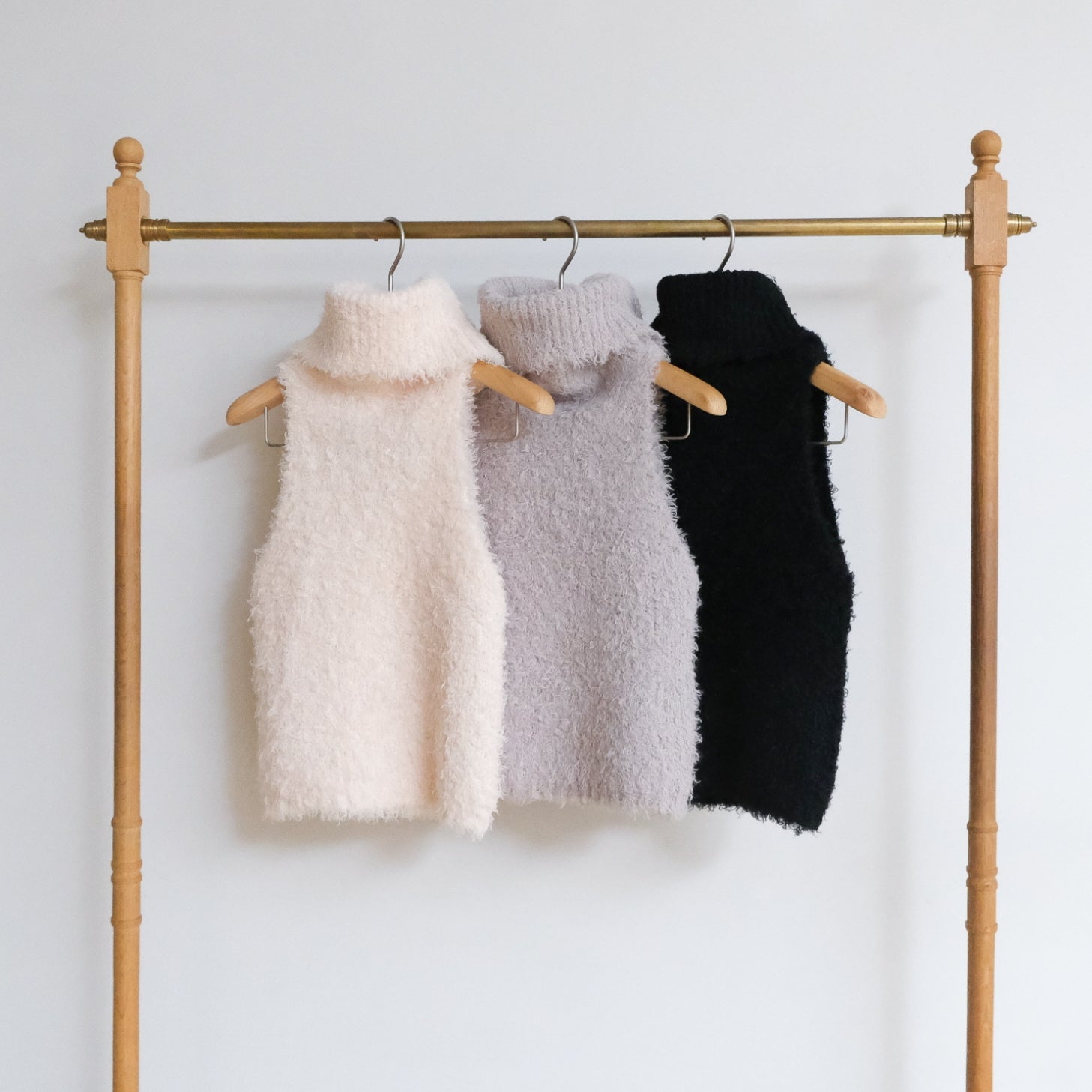 Poodle Yarn high neck arm warmer set