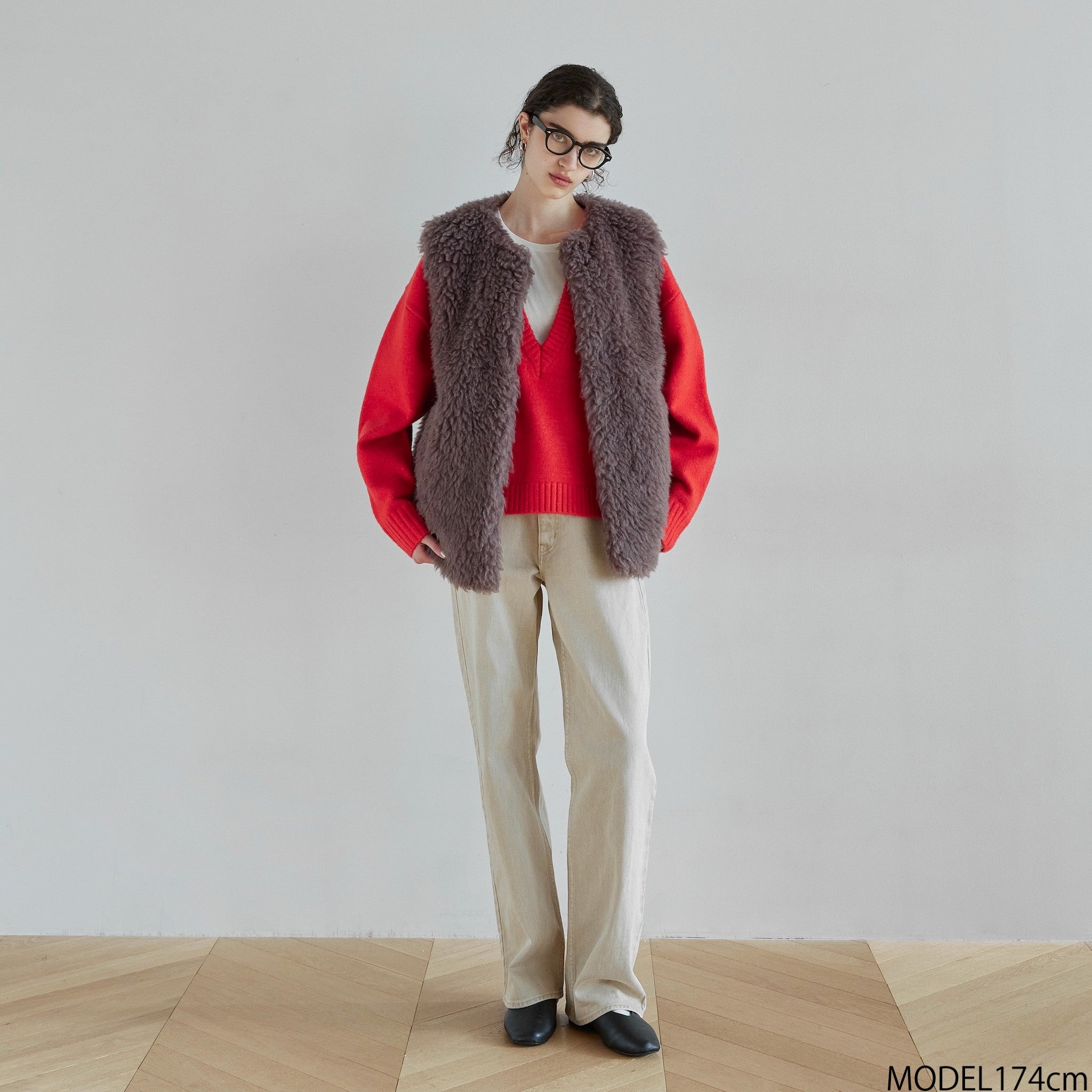 Wool mix BOAオーバーベスト