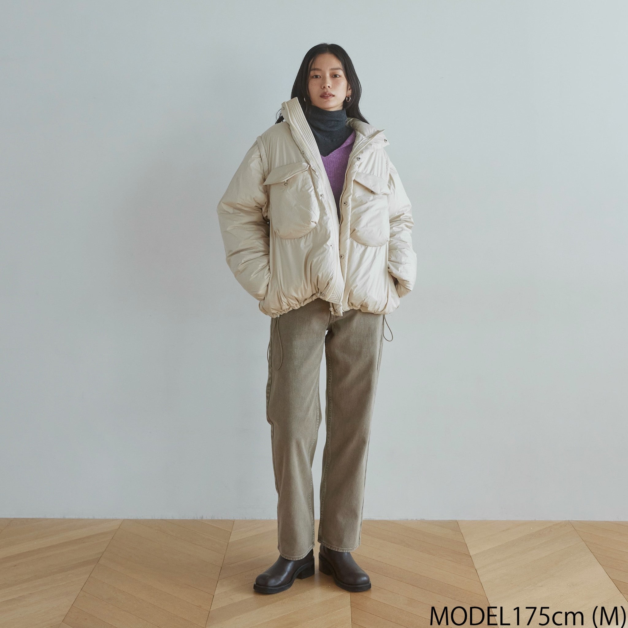 2way Wポケットダウンジャケット