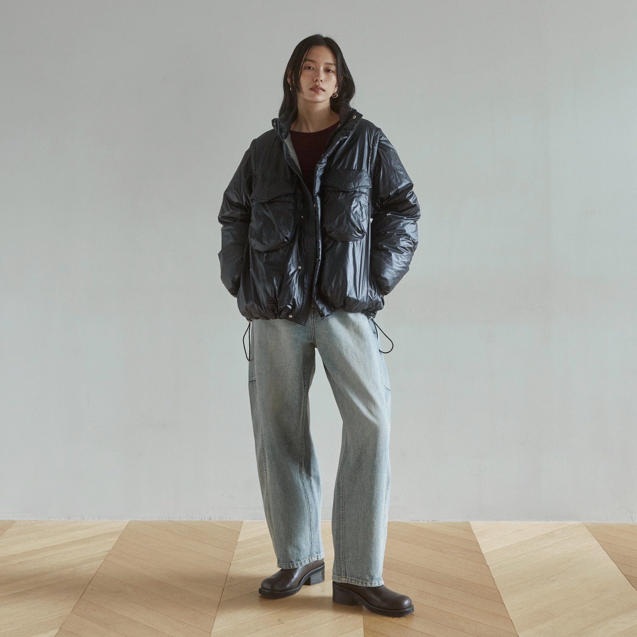 2way Wポケットダウンジャケット