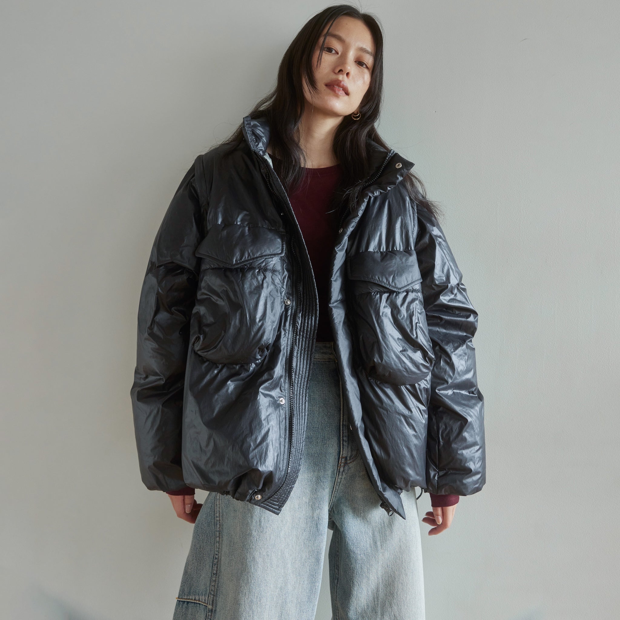 2way Wポケットダウンジャケット