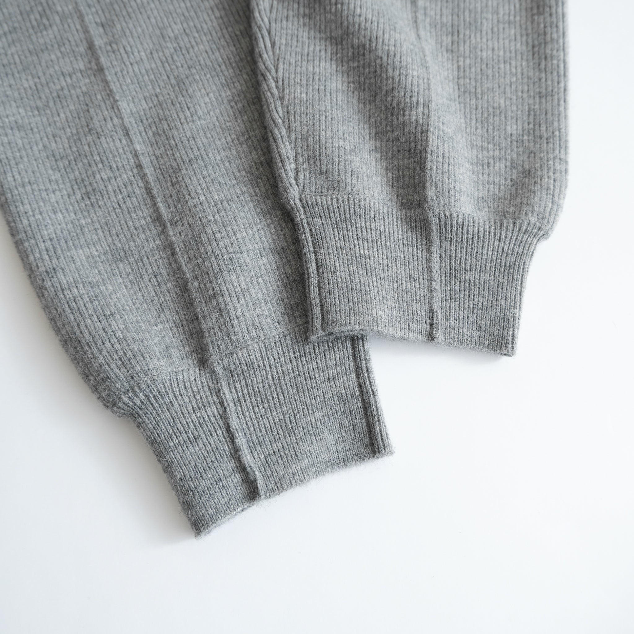 Key neck knit all-in-one