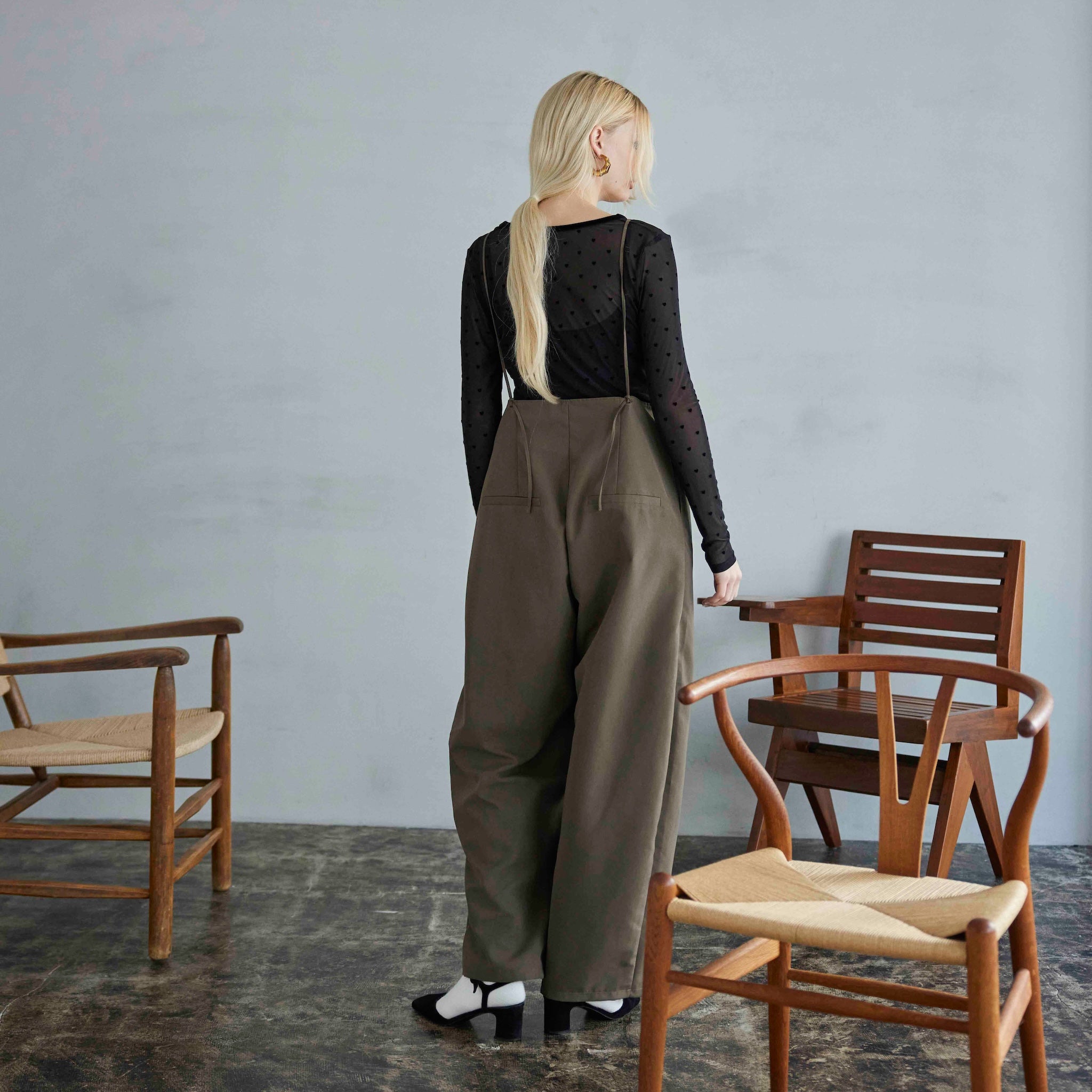 MATERIALバルーンロンパース