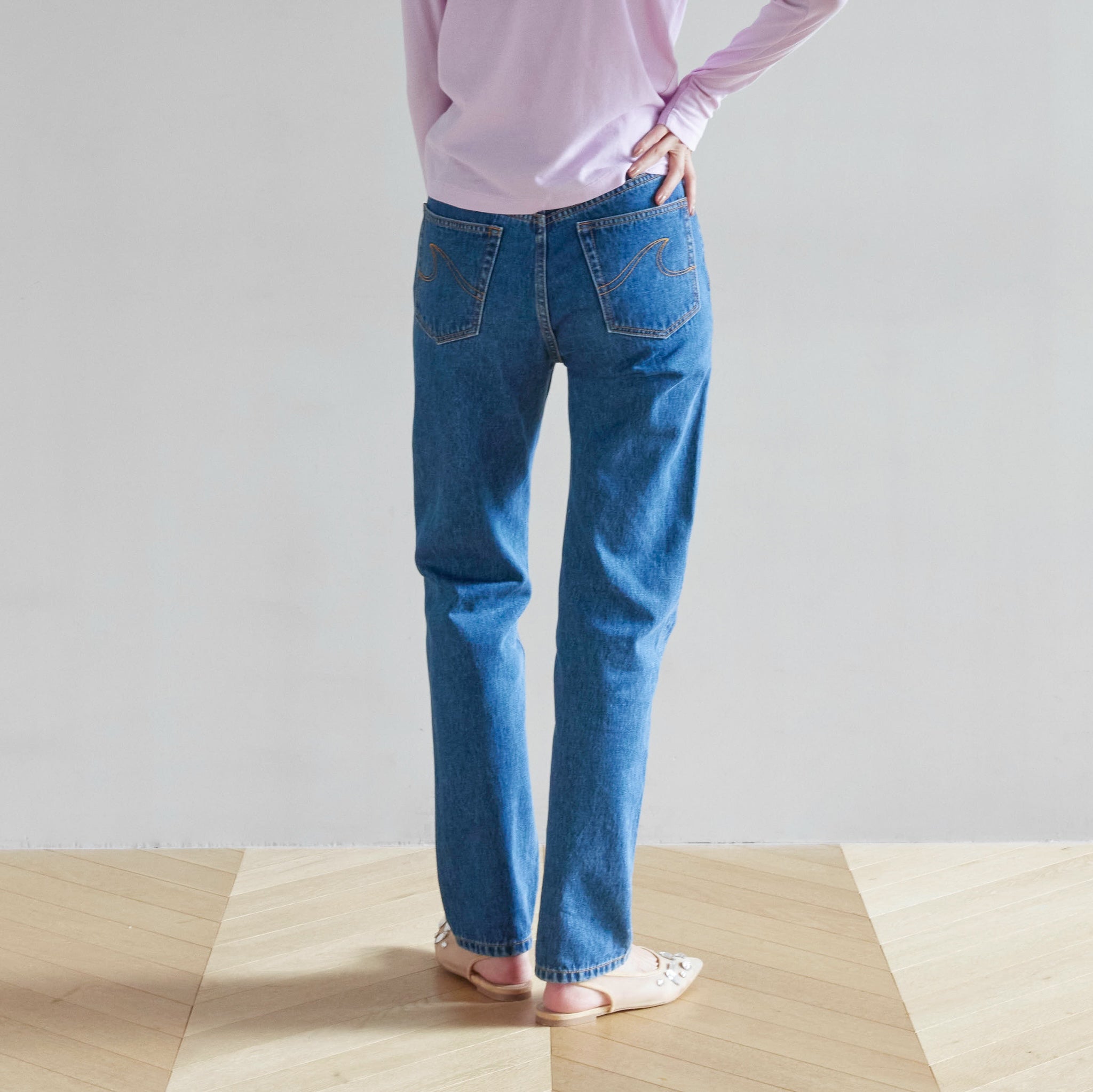 ハイウエストSlimストレート SRN02