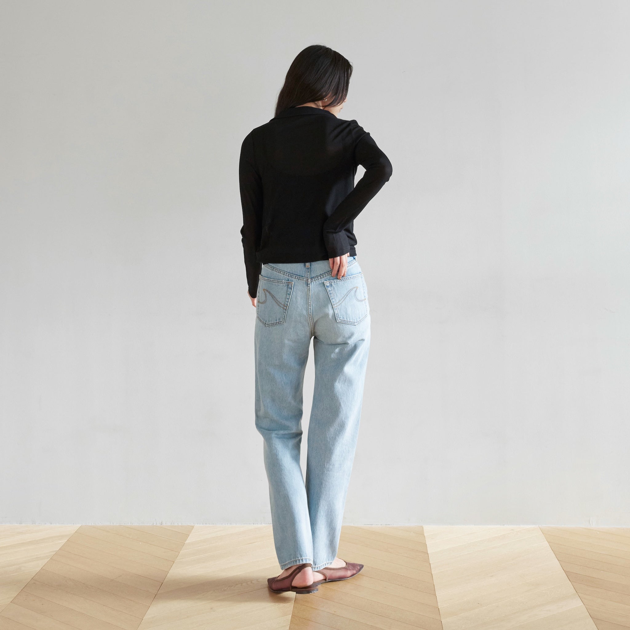 ハイウエストSlimストレート SRN02