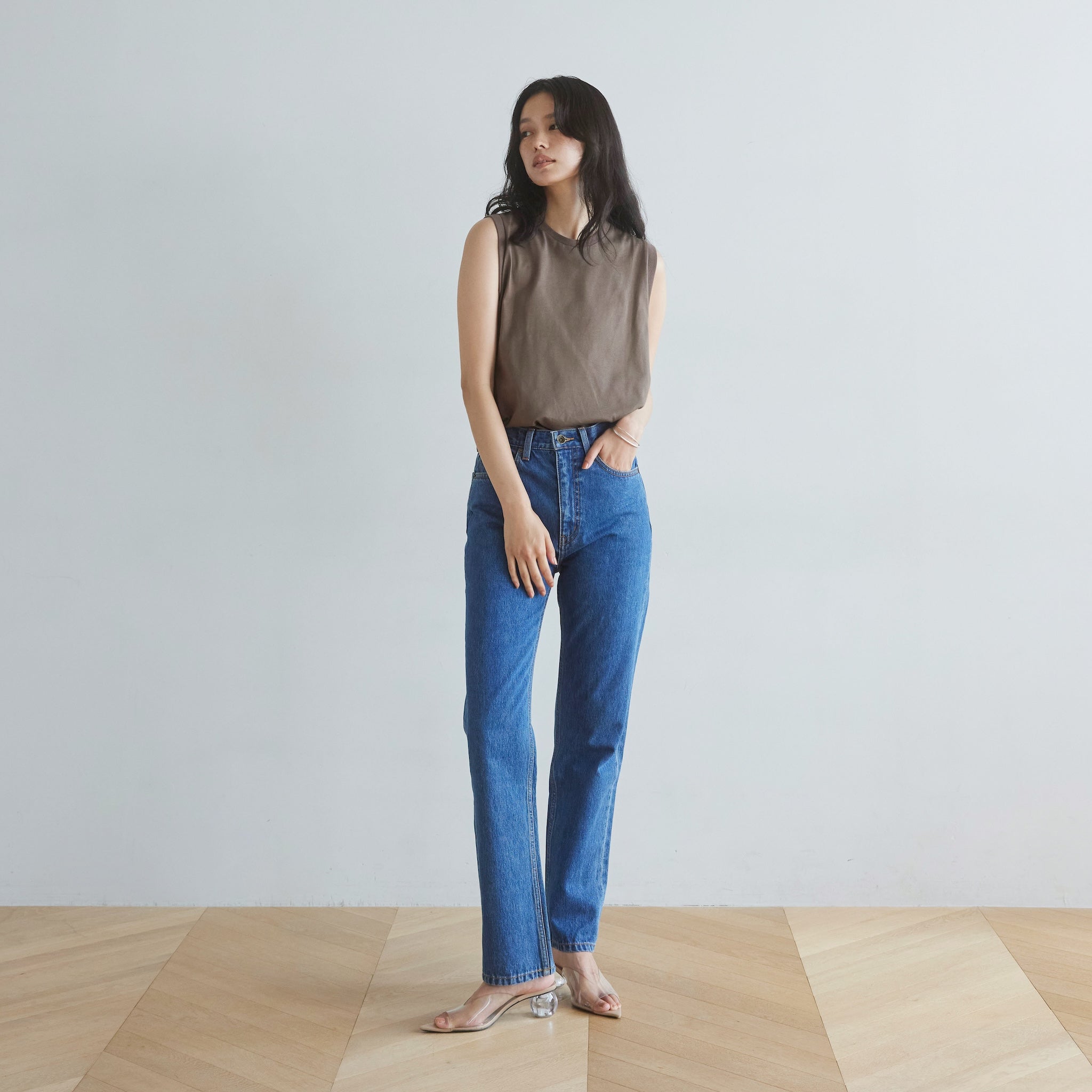 ハイウエストSlimストレート SRN02