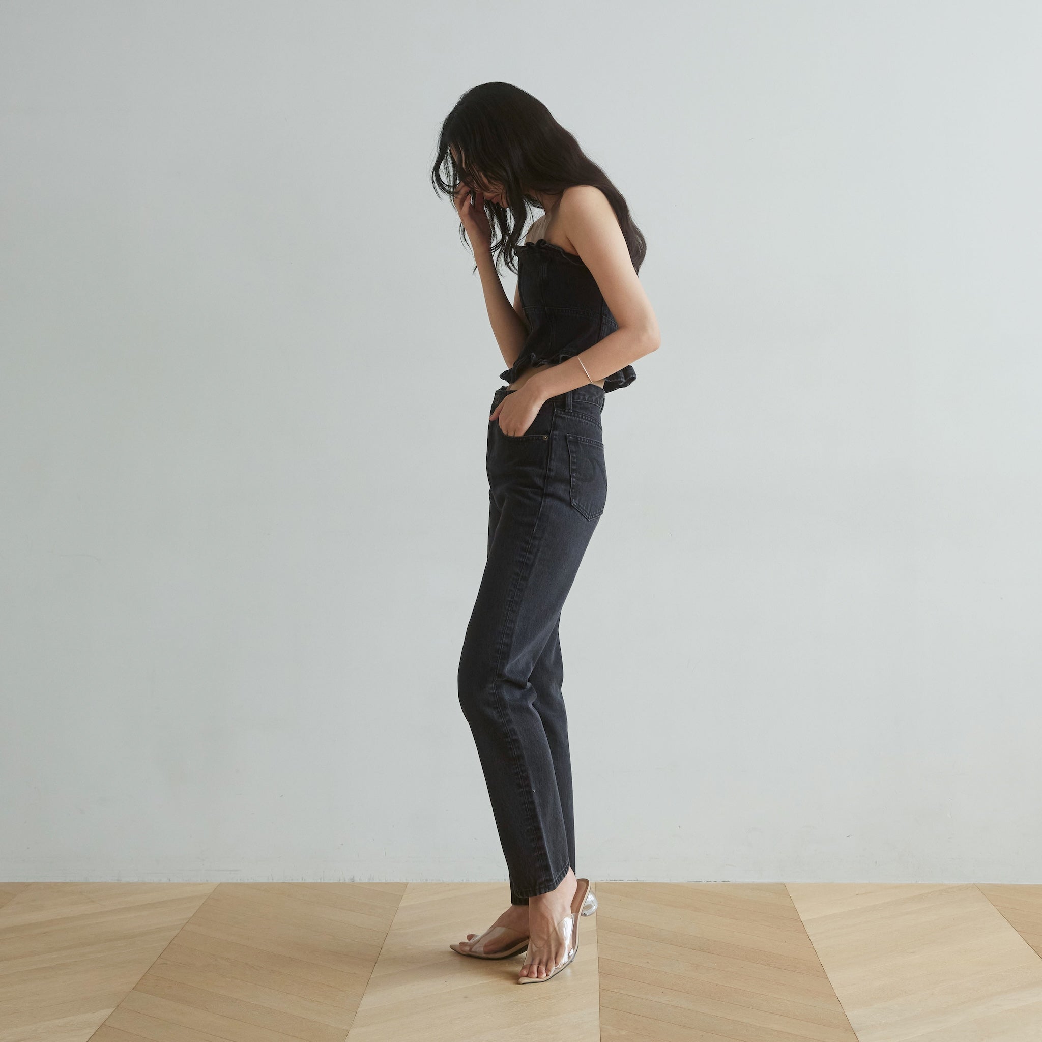 ハイウエストSlimストレート SRN02