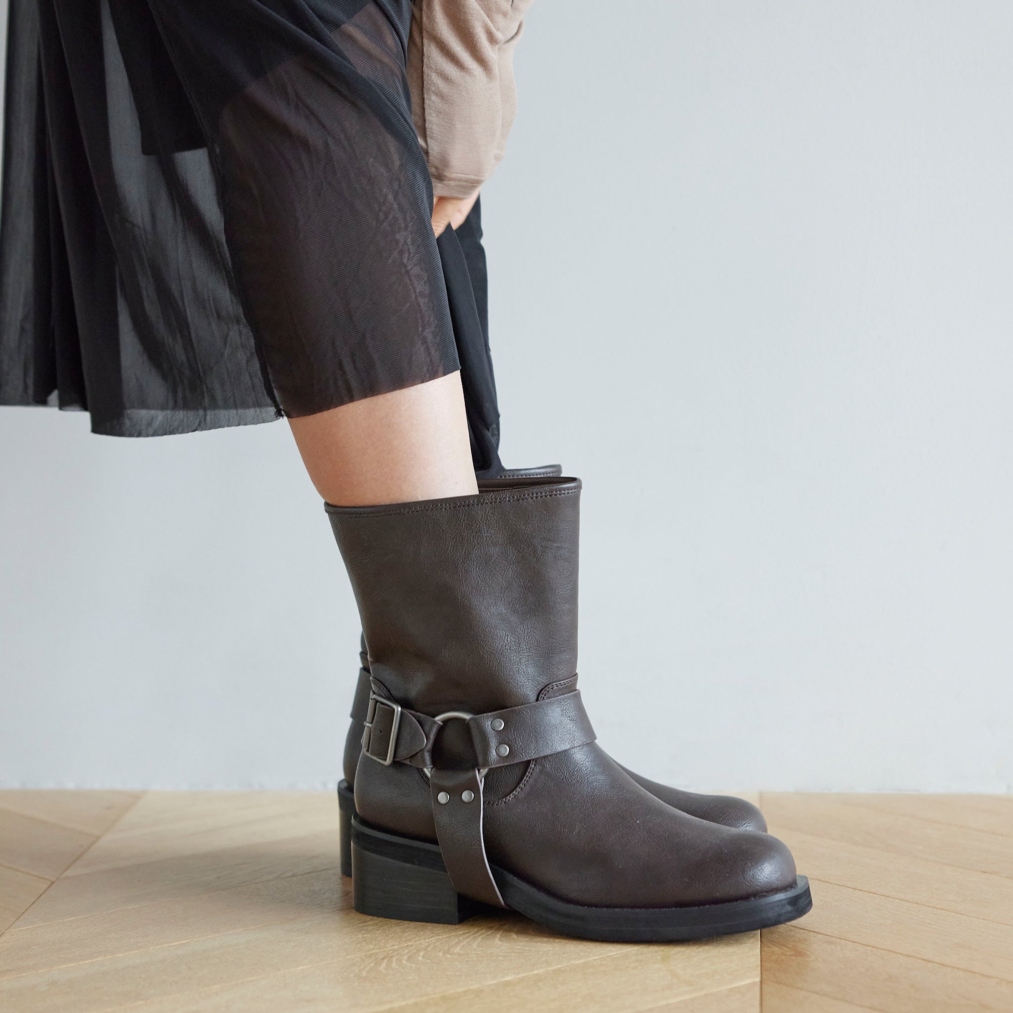 2wayエンジニアショートブーツ