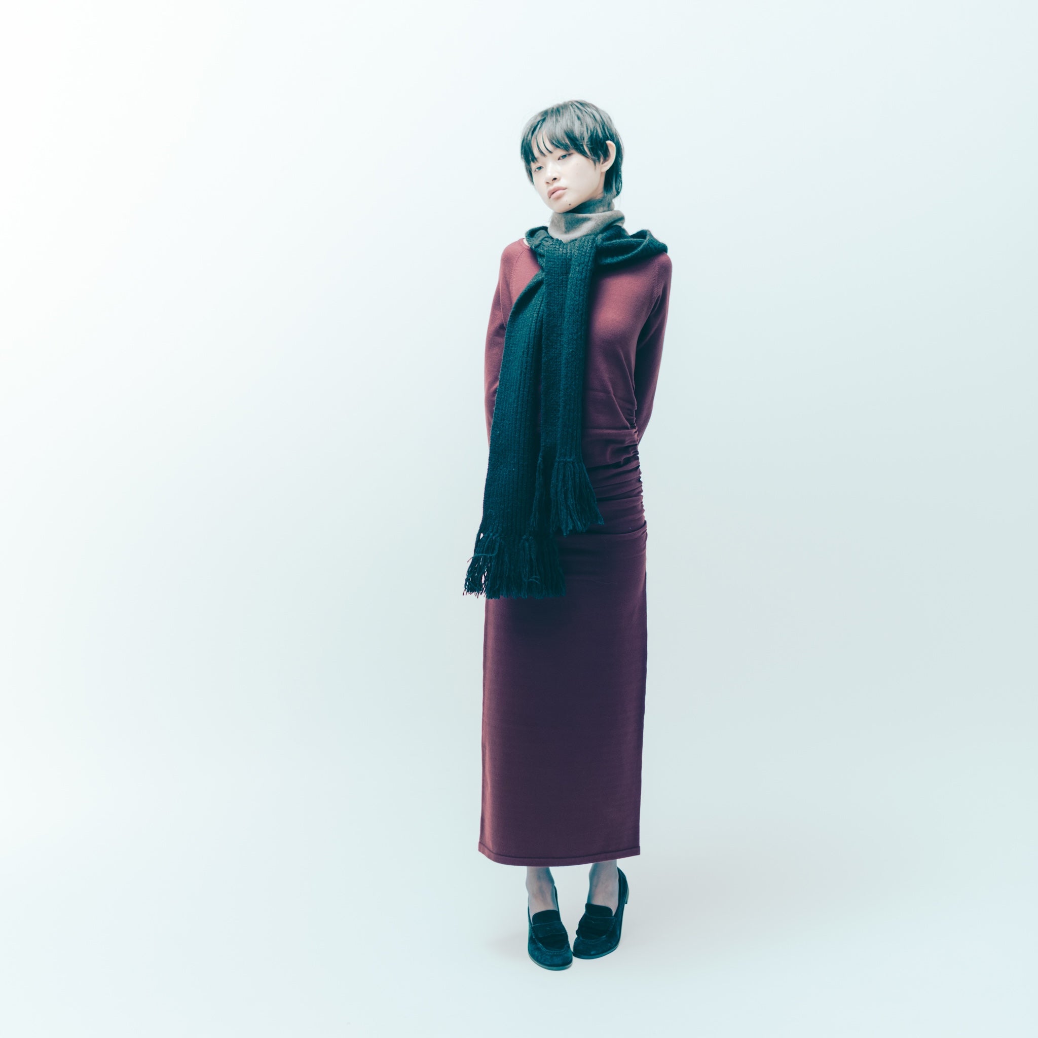 Fringeフーディーマフラー