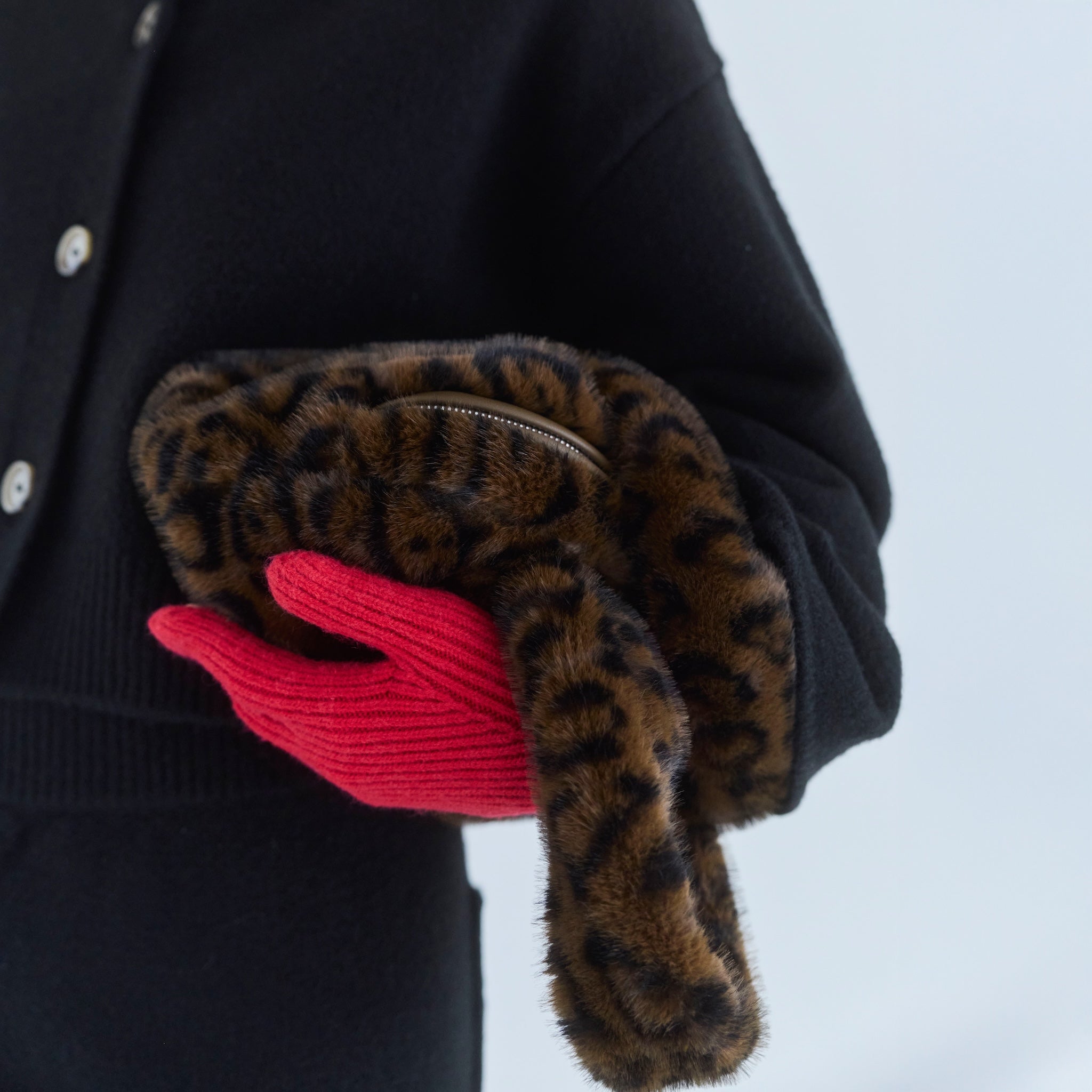 ECO FUR オーバルminiバッグ