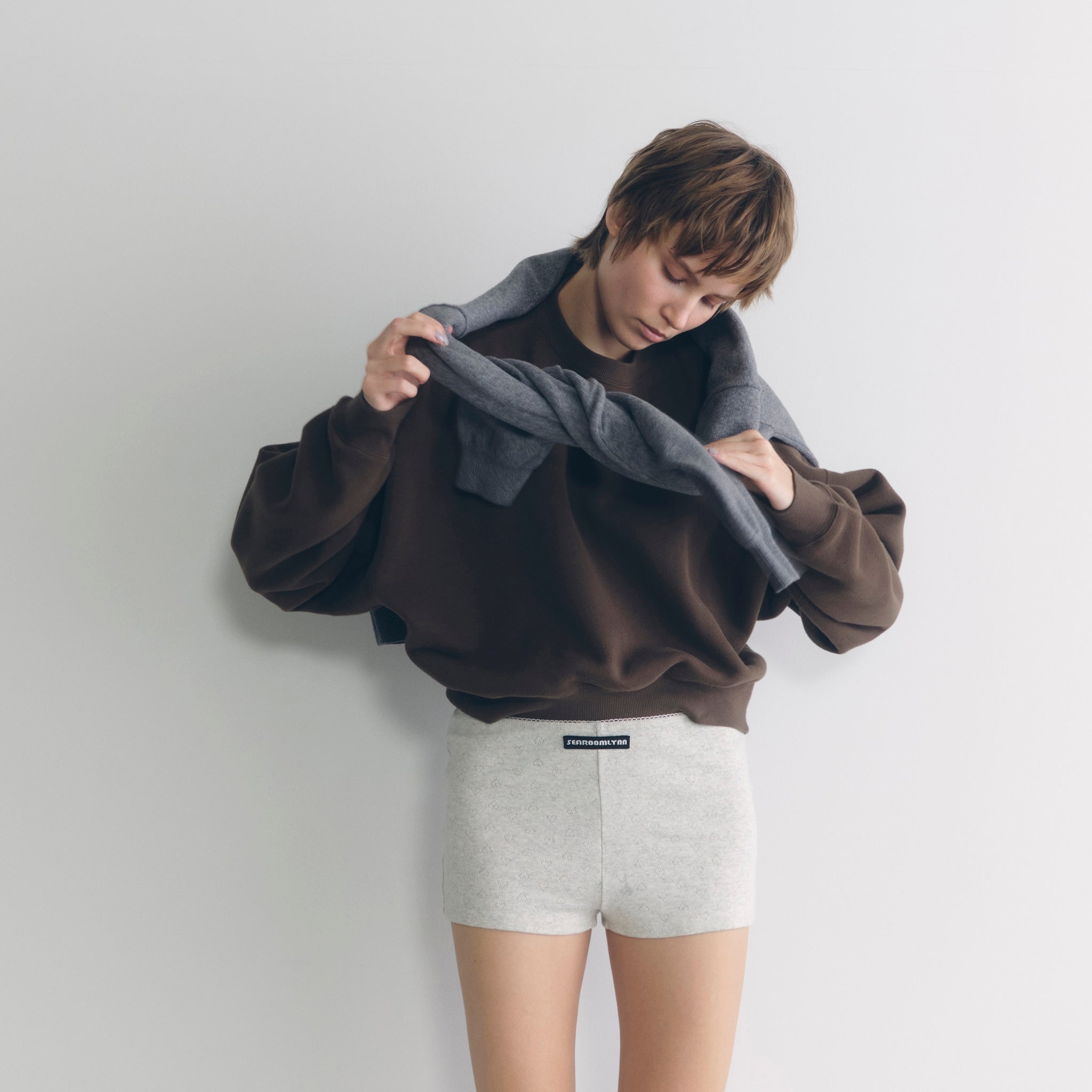 Volume Sweat Short Pullover