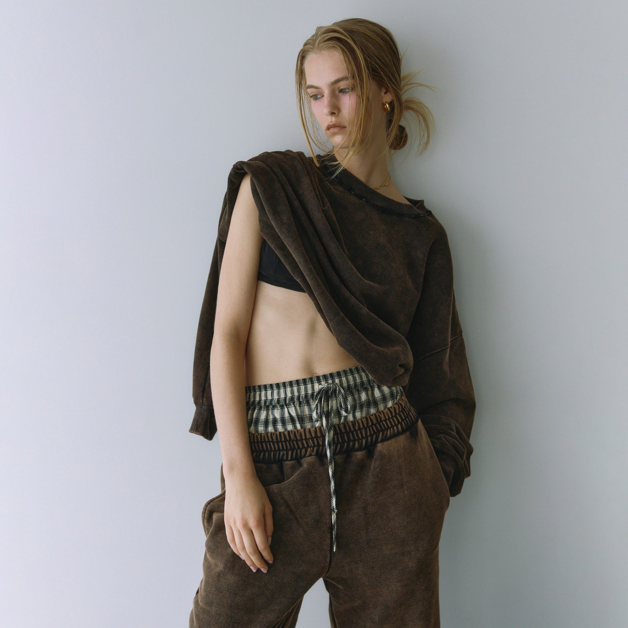 Acid dye ダメージSweatプルオーバー