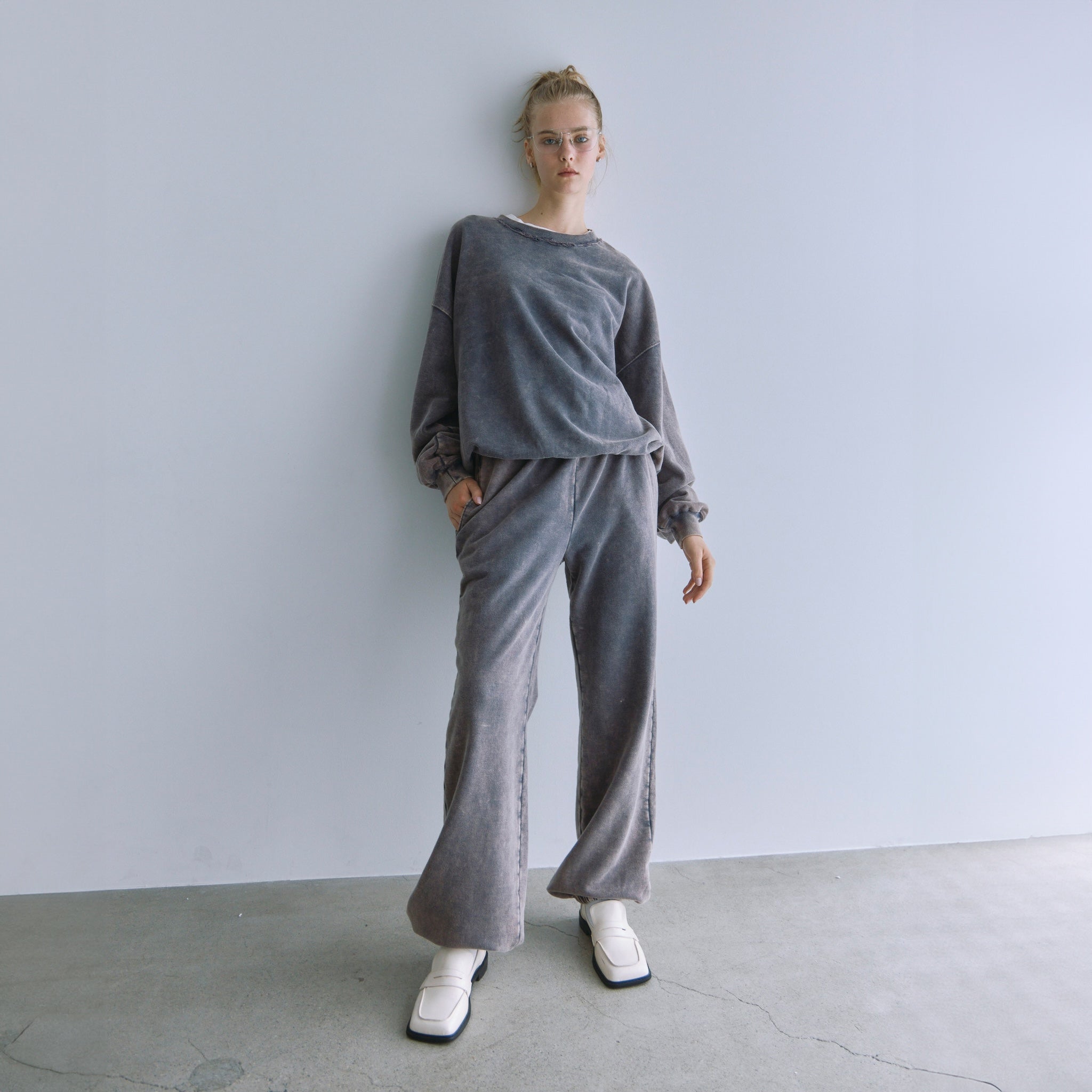 Acid dye ダメージSweatプルオーバー