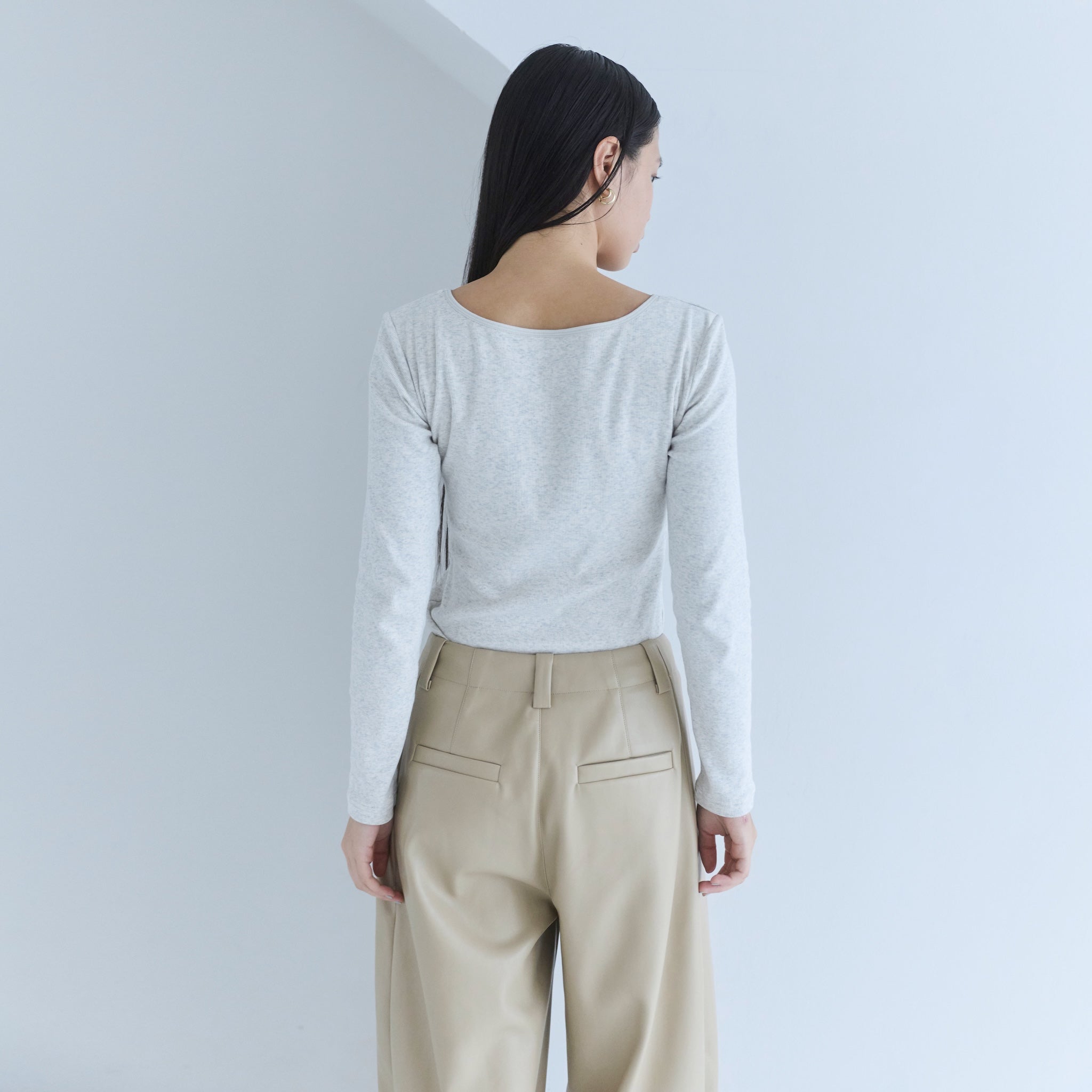 FitパッドBasicクルーネックロンT