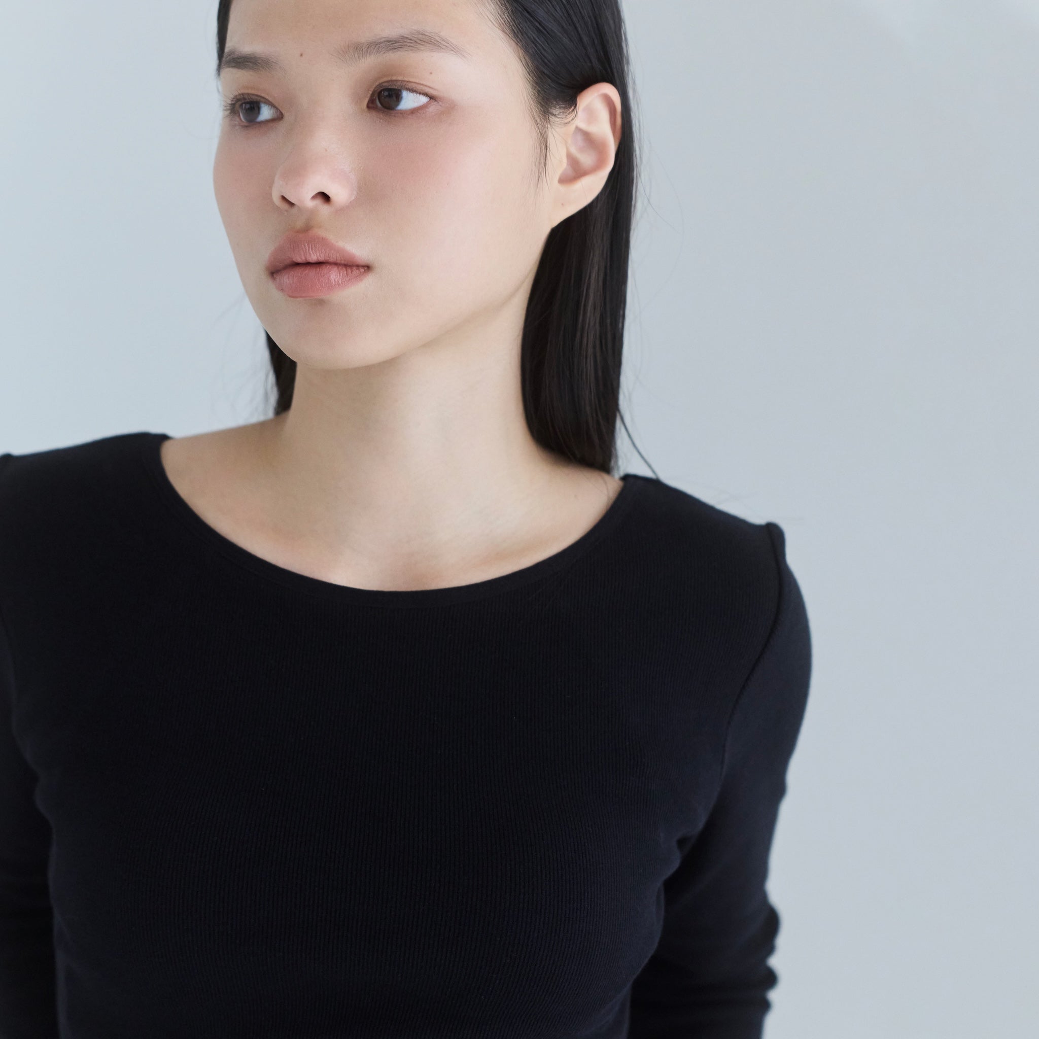 FitパッドBasicクルーネックロンT