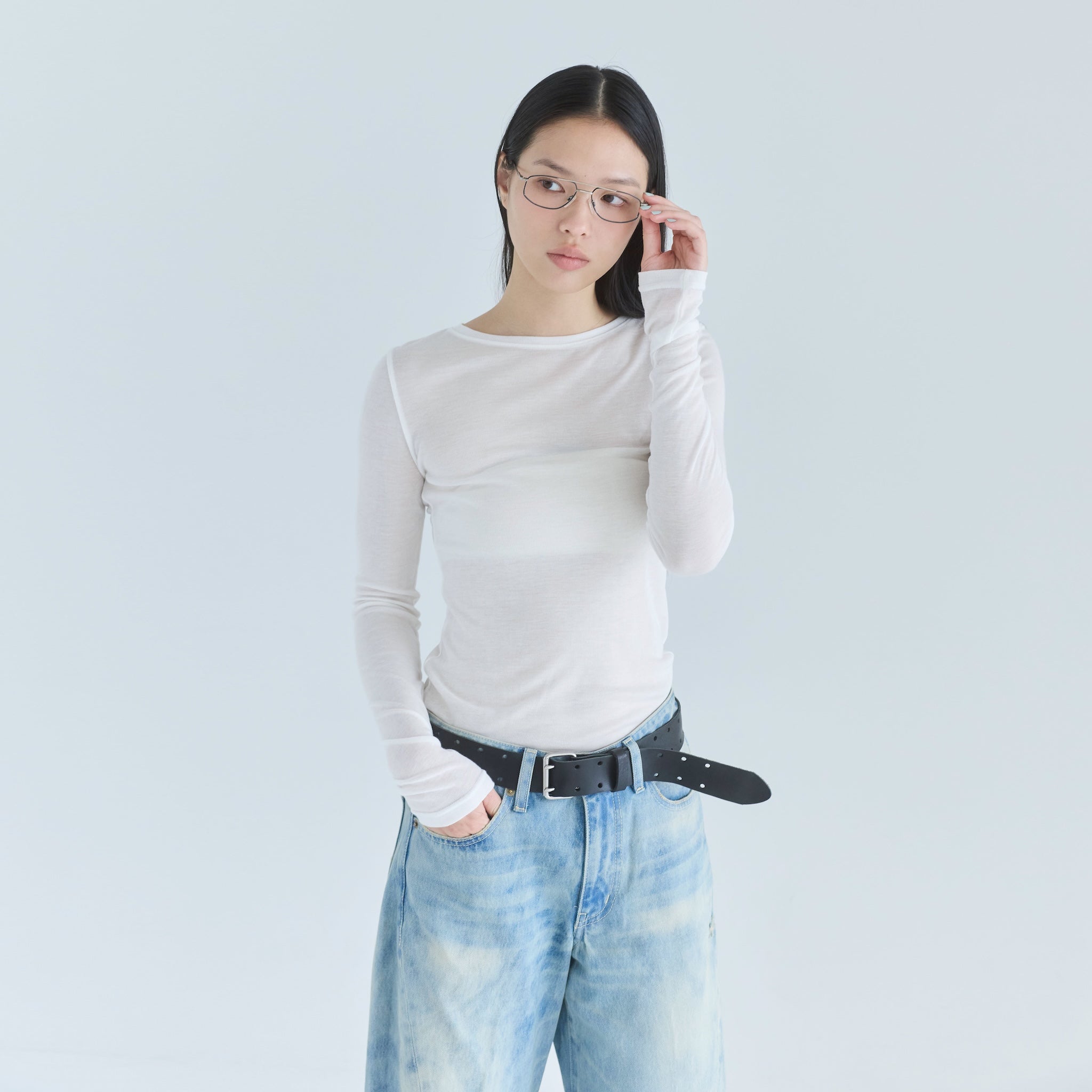 エアリーSlim RIBトップス