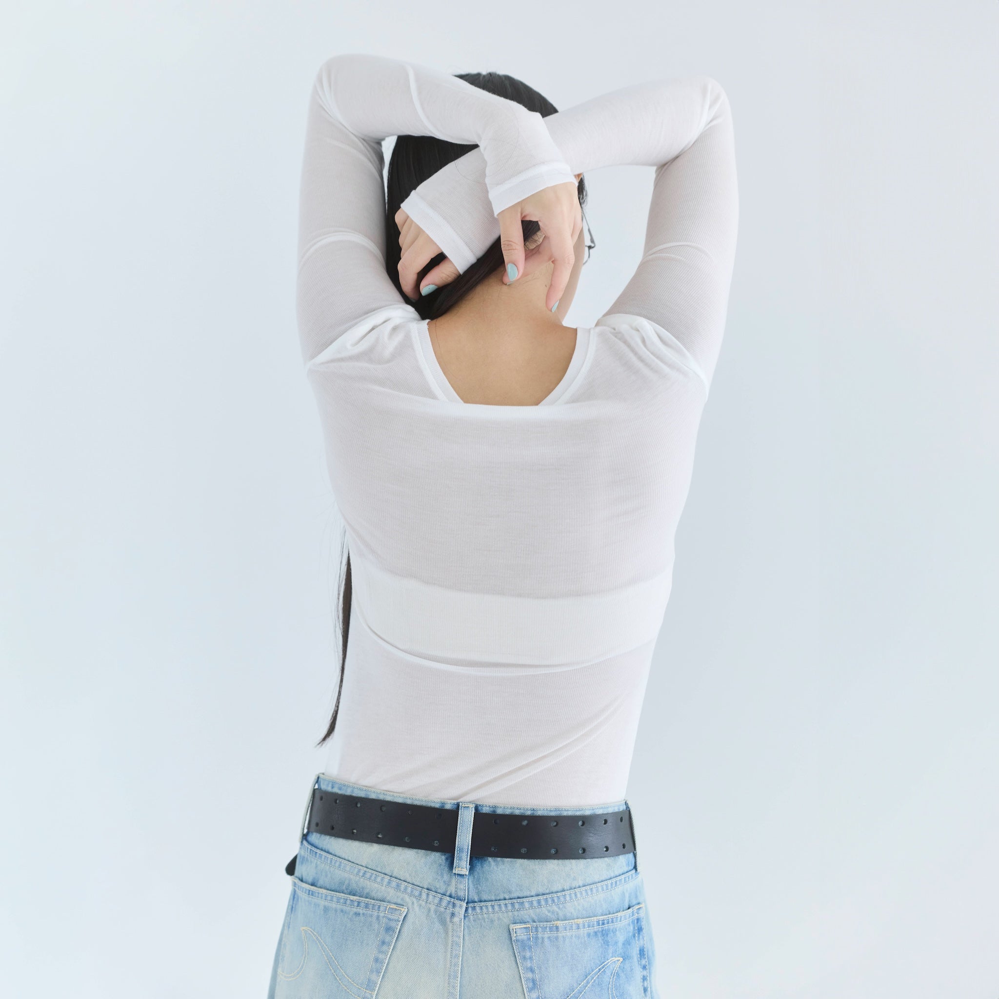 エアリーSlim RIBトップス