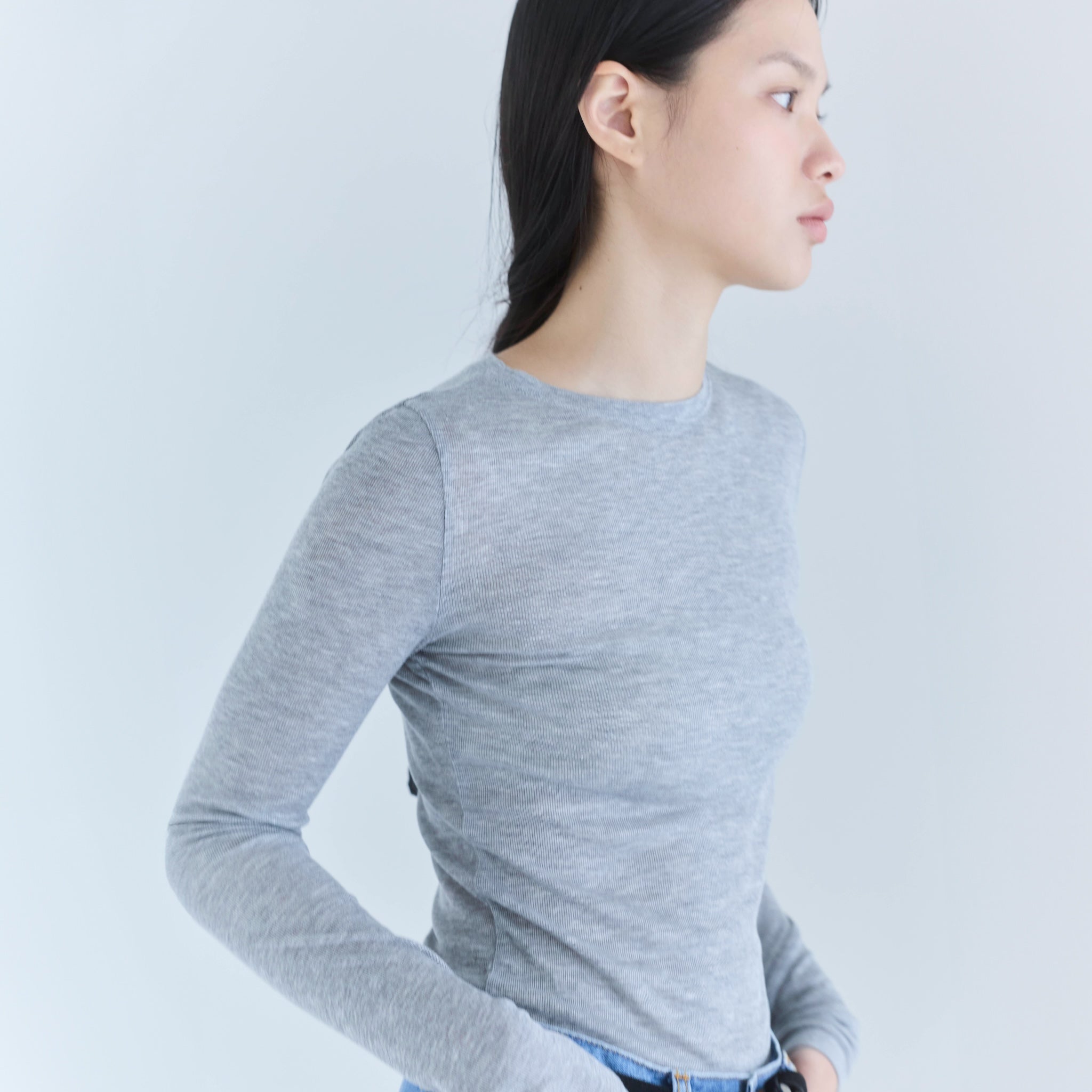 エアリーSlim RIBトップス