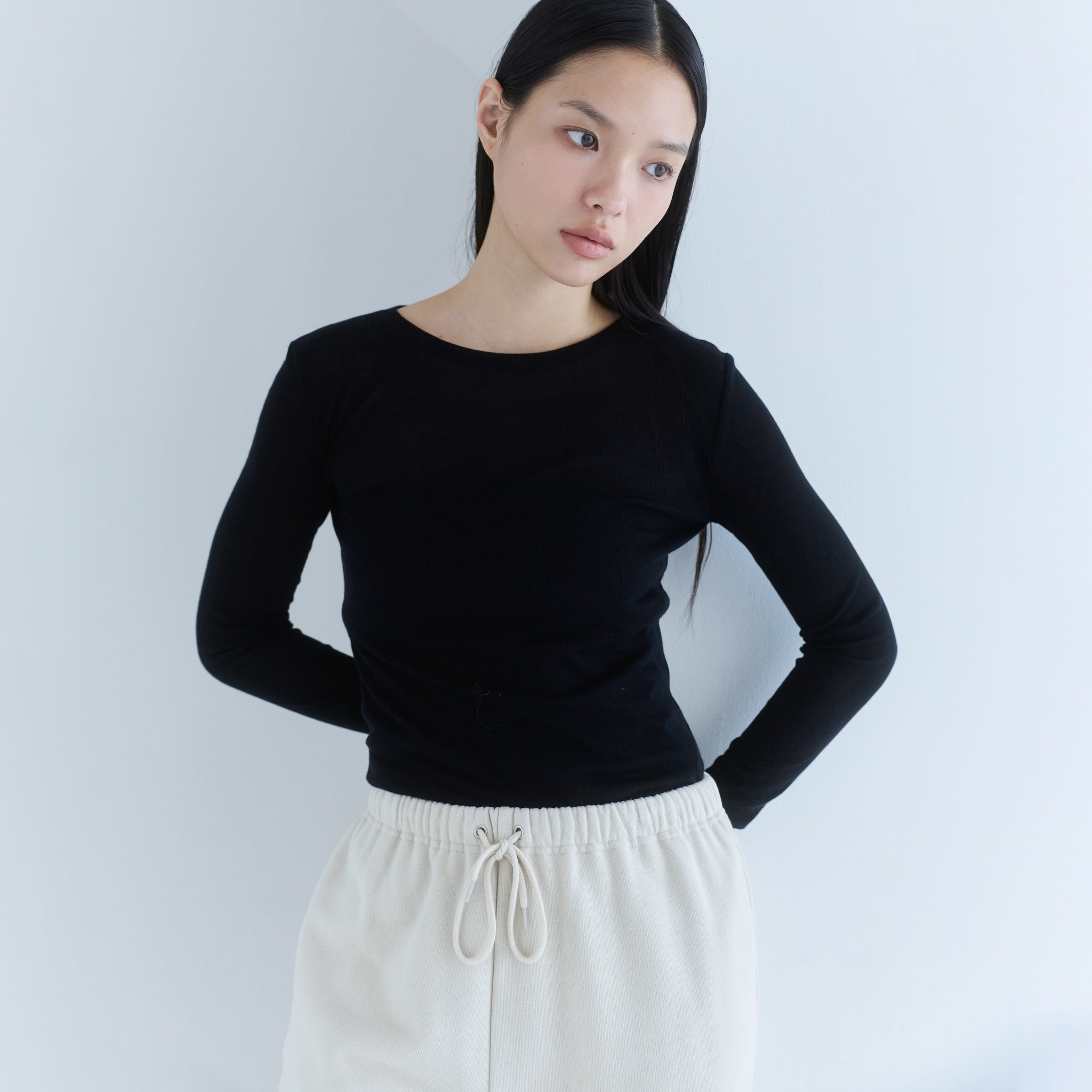 エアリーSlim RIBトップス