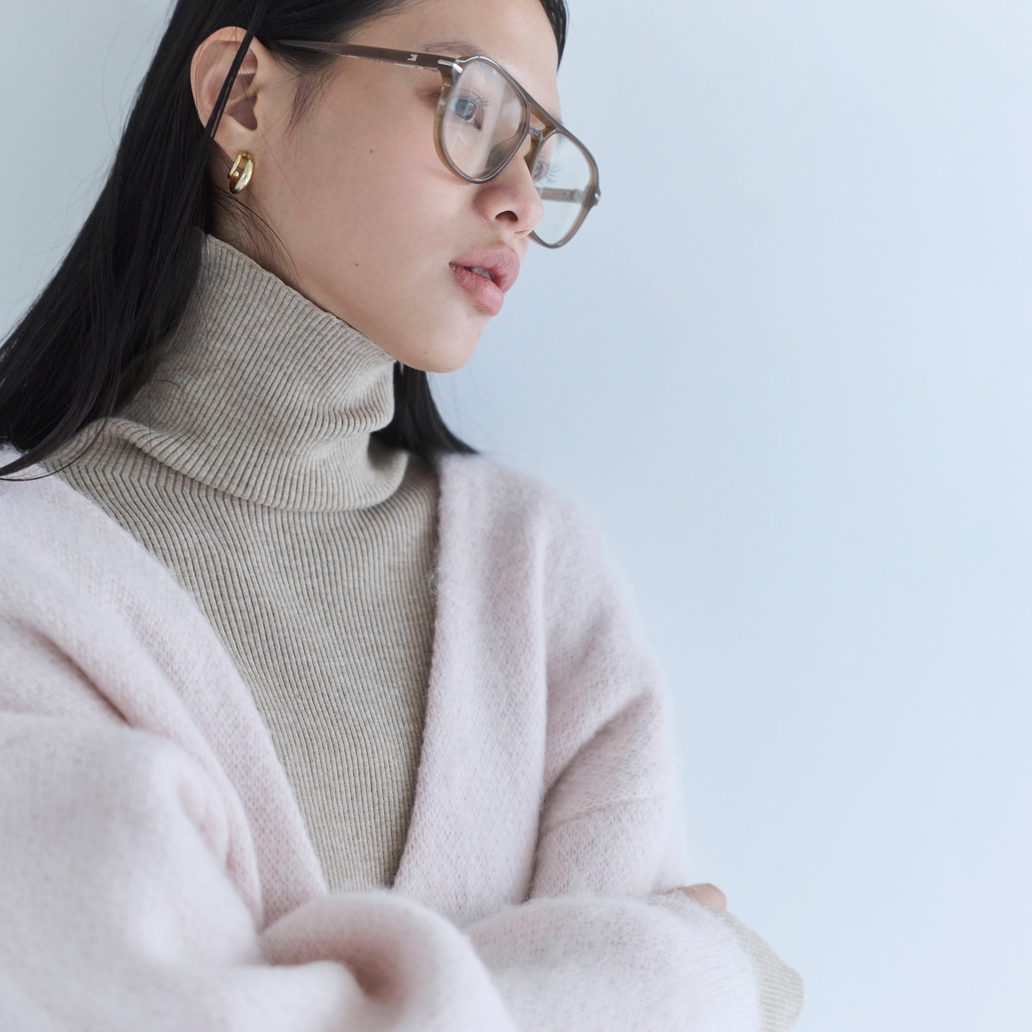 Petit Button Multi-Neck Knit Top