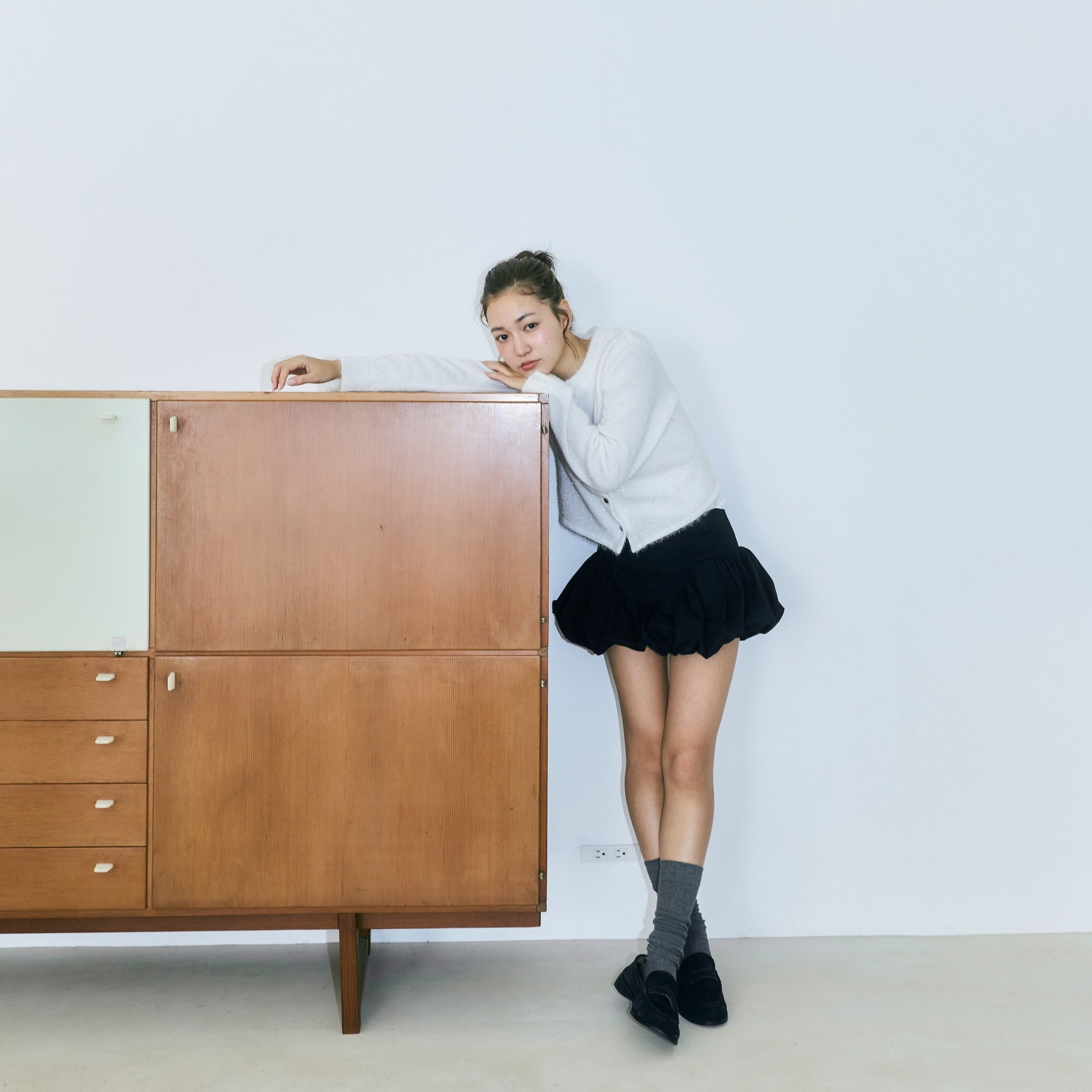 Glitter Yarn Knitカーディガン