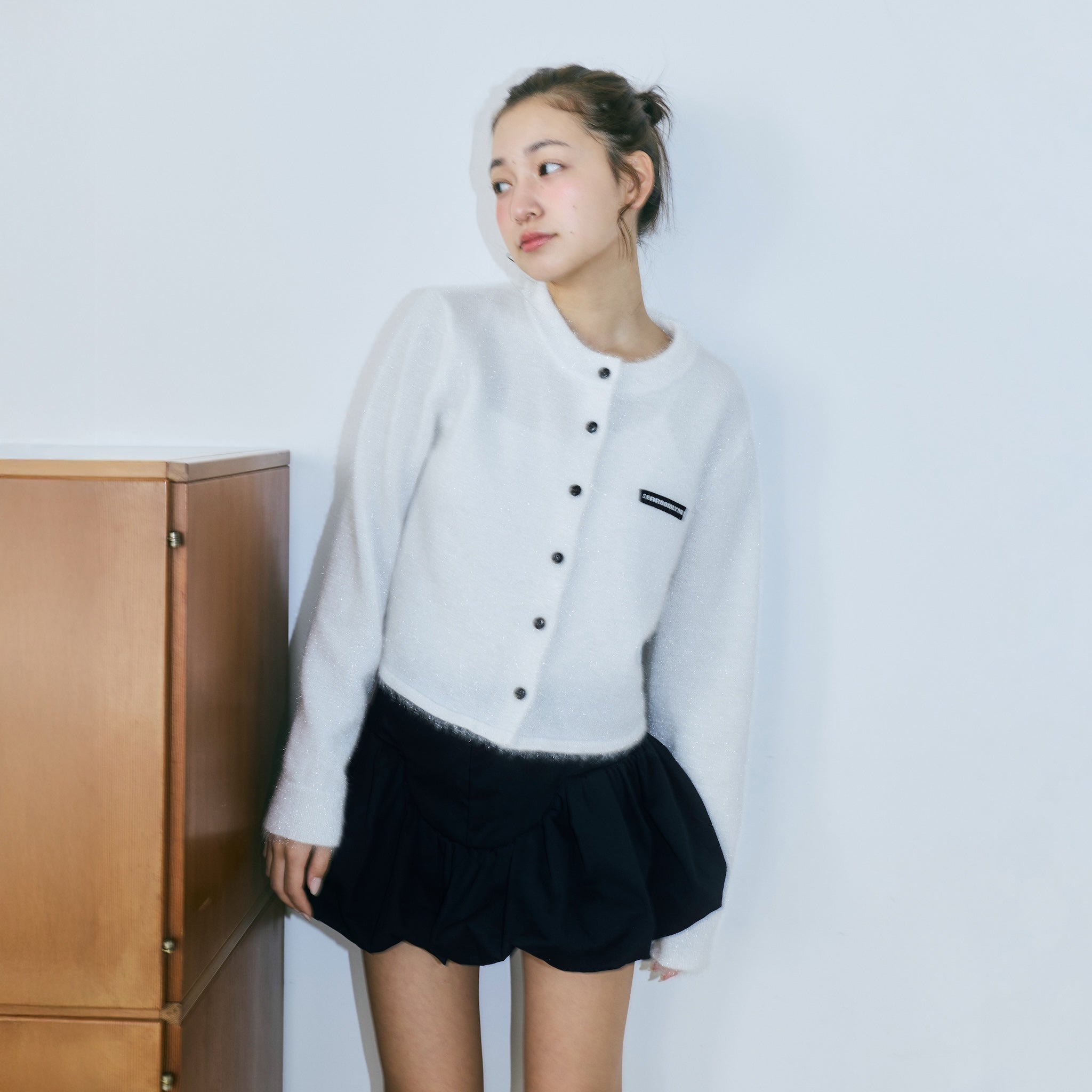 Glitter Yarn Knitカーディガン