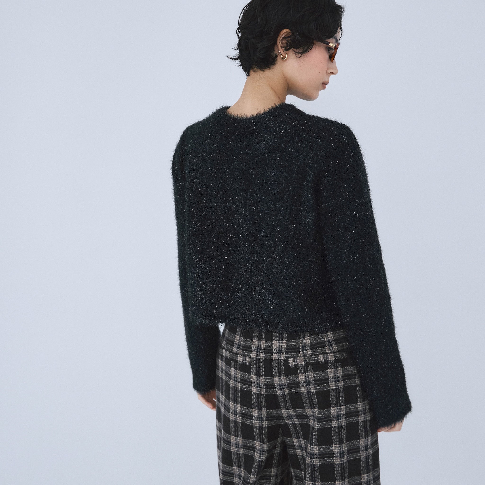 Glitter Yarn Knitカーディガン