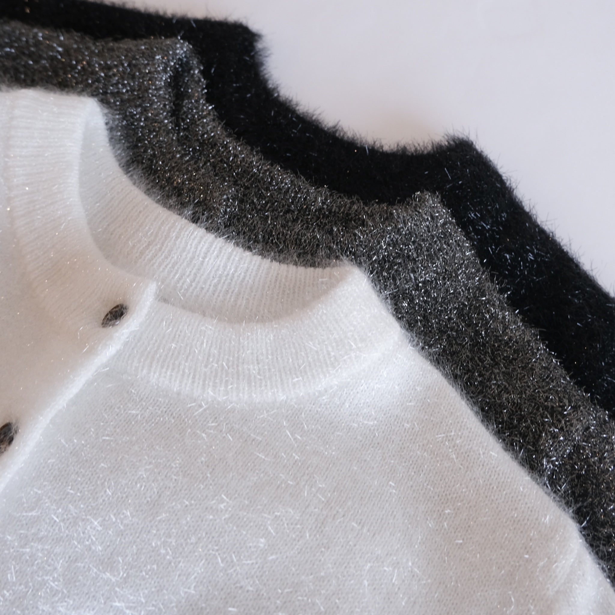 Glitter Yarn Knitカーディガン