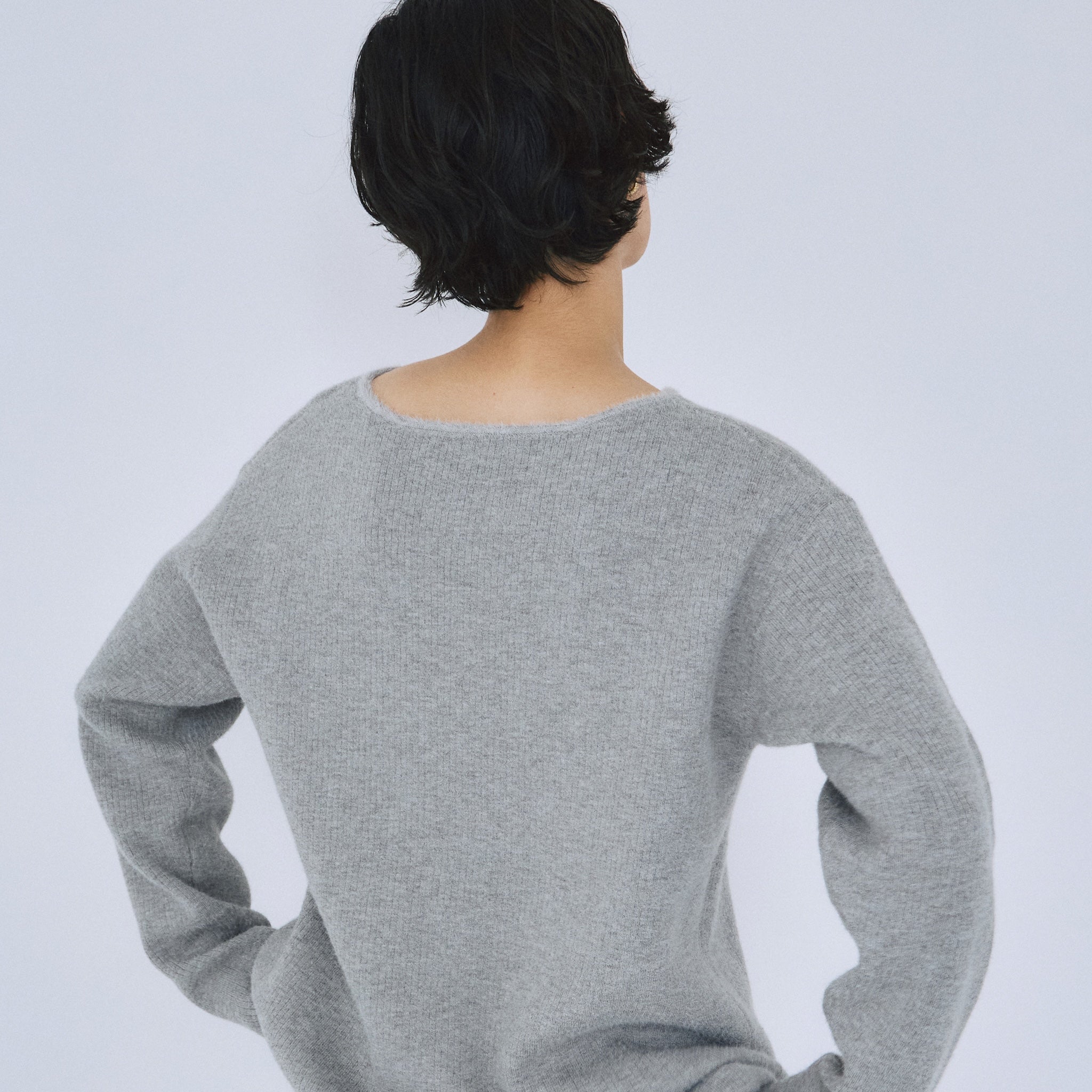 Reversible 2wayシャギーニット