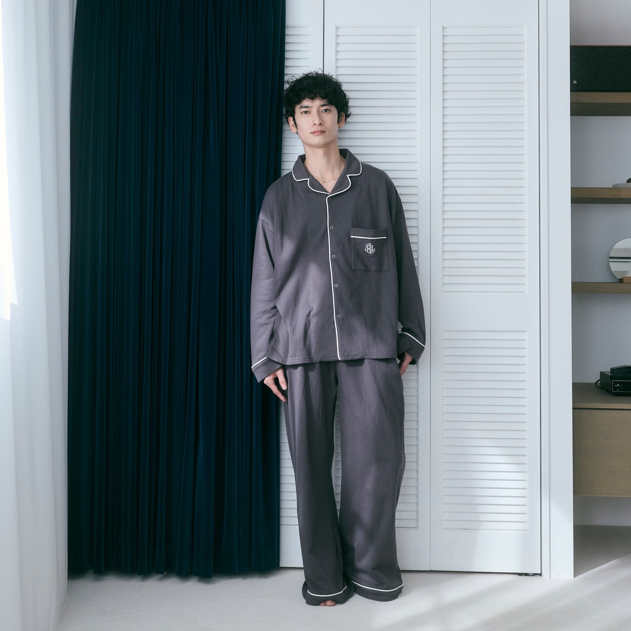 C/2F HOME men's long sleeve/pants set