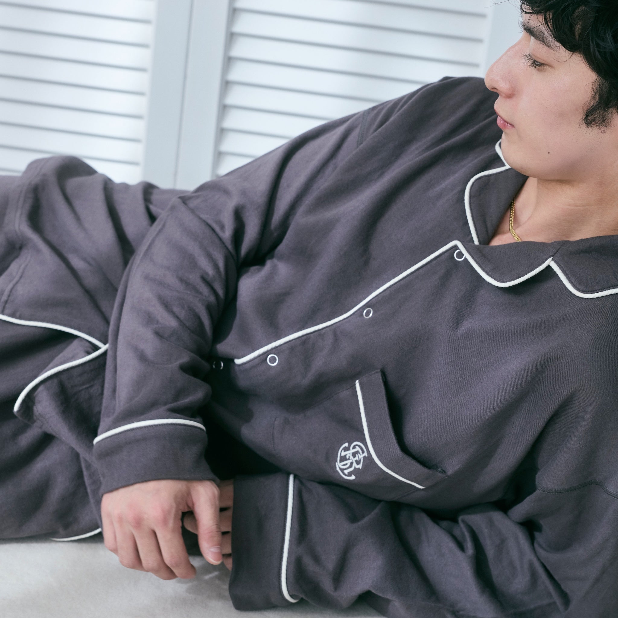 C/2F HOME men's long sleeve/pants set