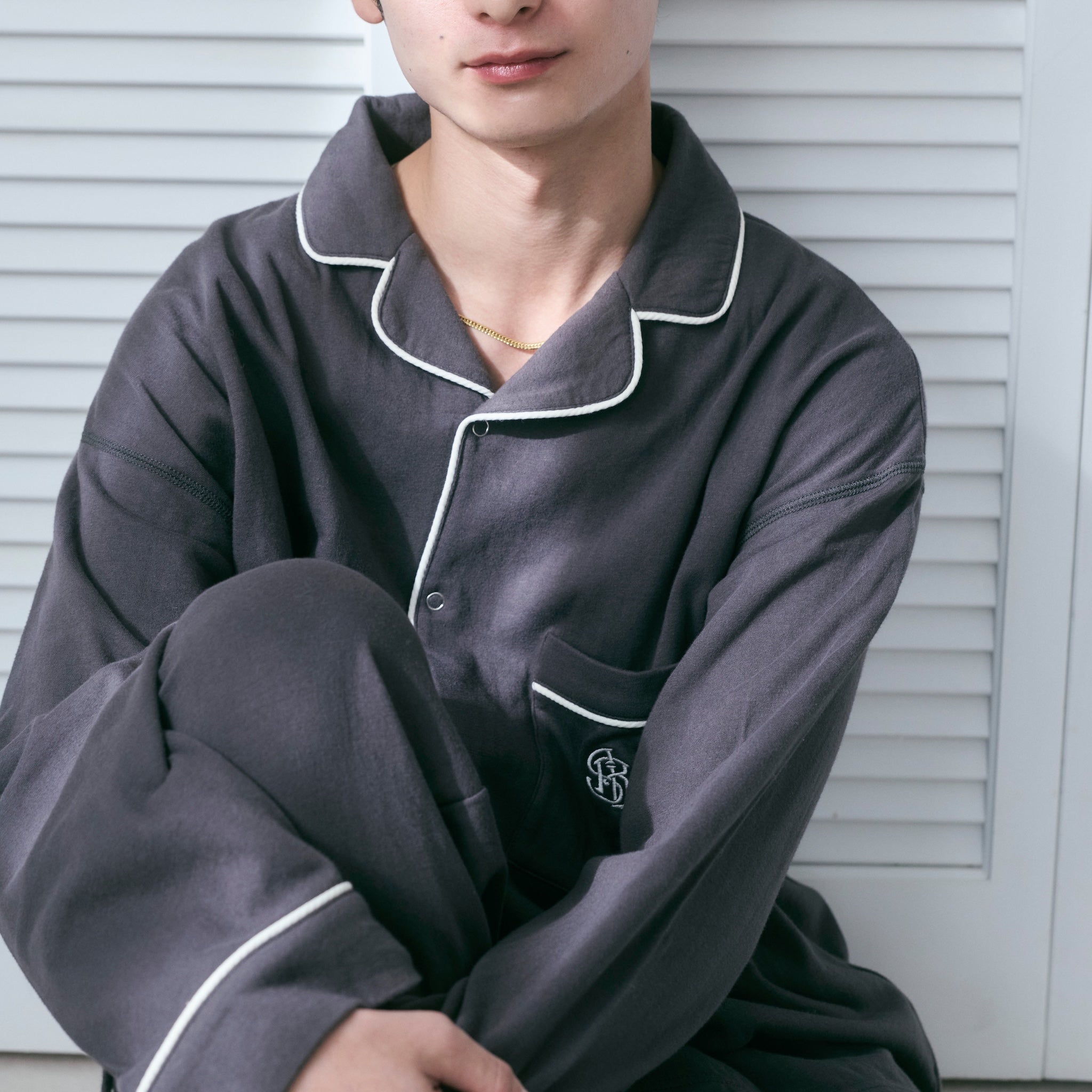 C/2F HOME men's long sleeve/pants set