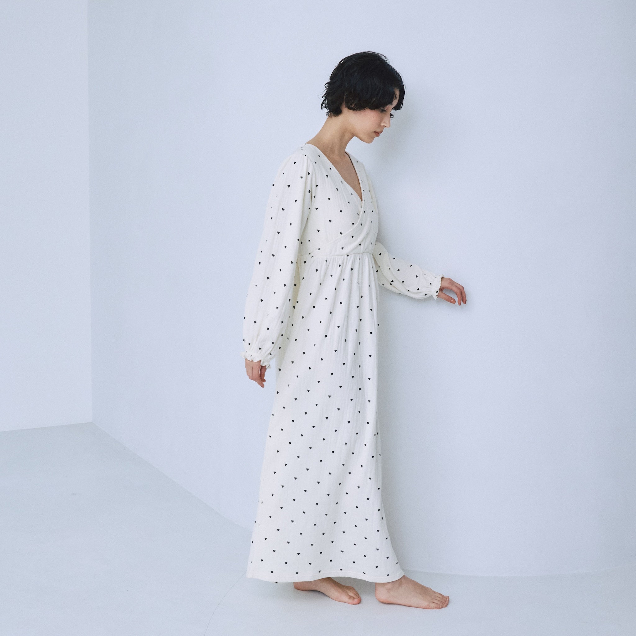 C/2F HOMEパッドinカシュクールドレス