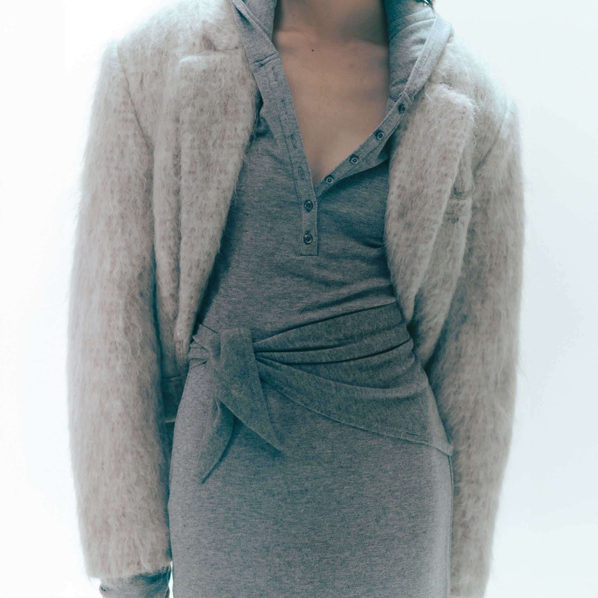 Hoodie Slimカットドレス