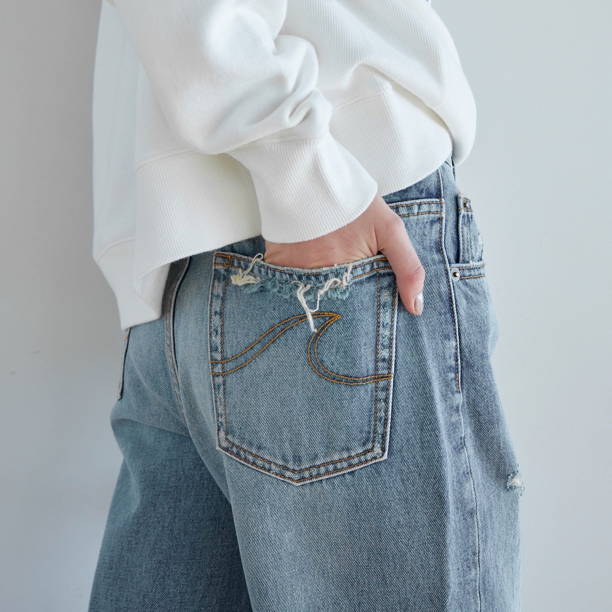Hem slit button fly SRN02