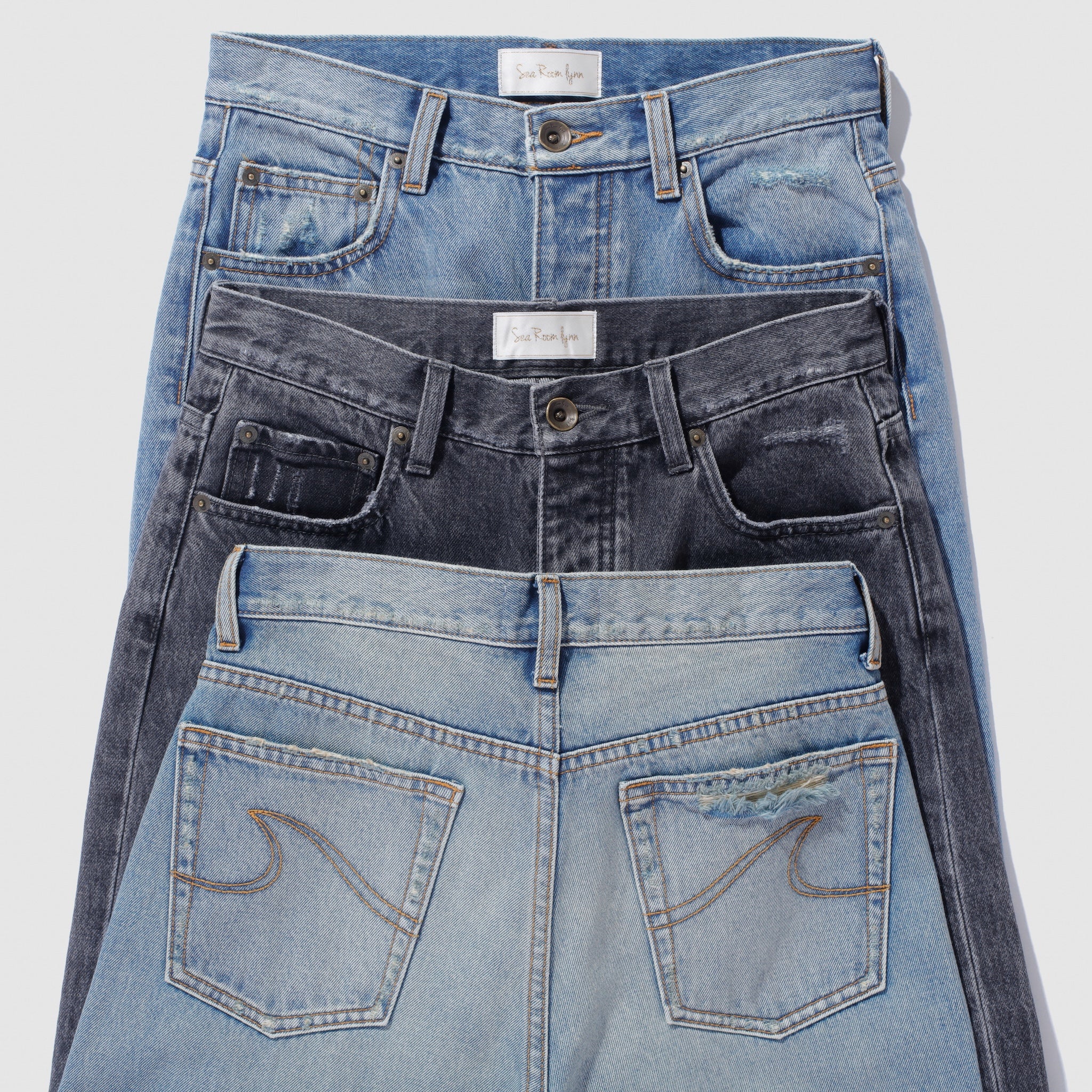 Hem slit button fly SRN02