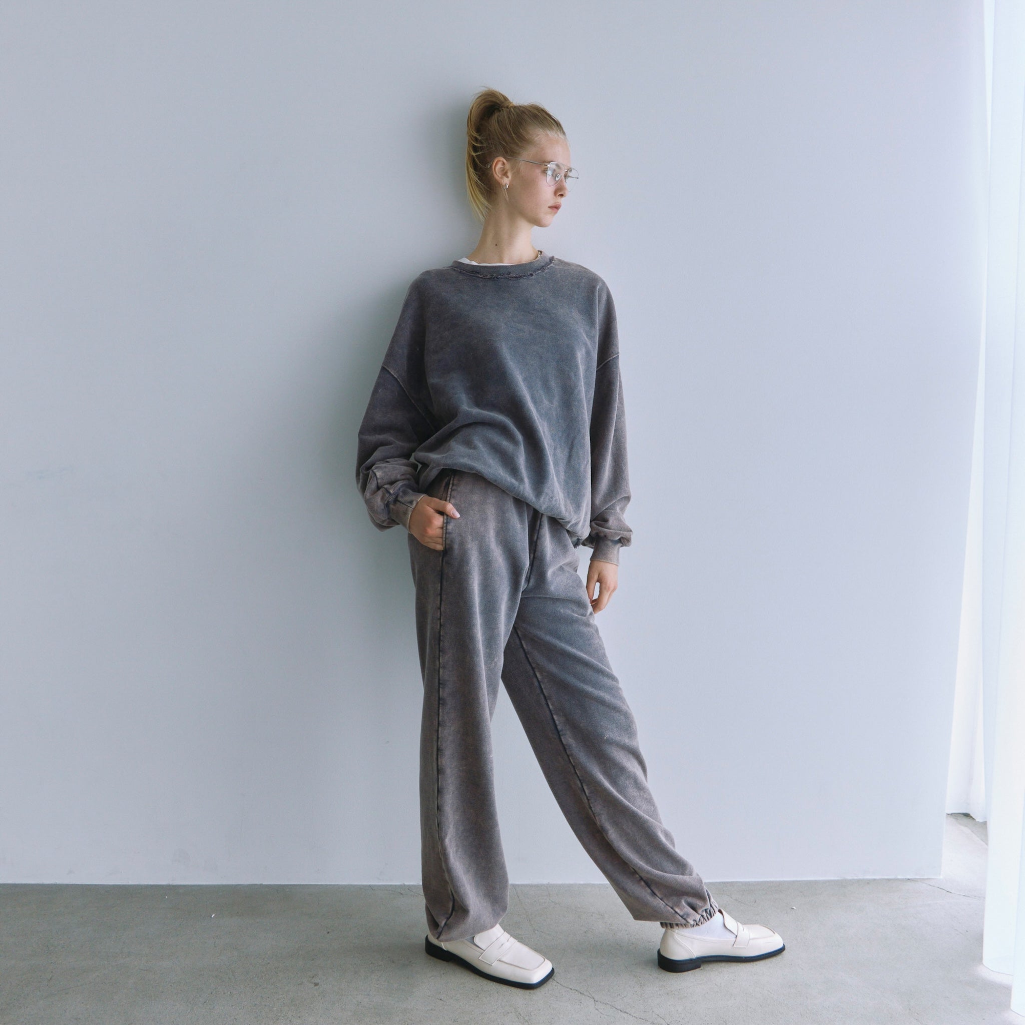 Acid dye ダメージSweatパンツ