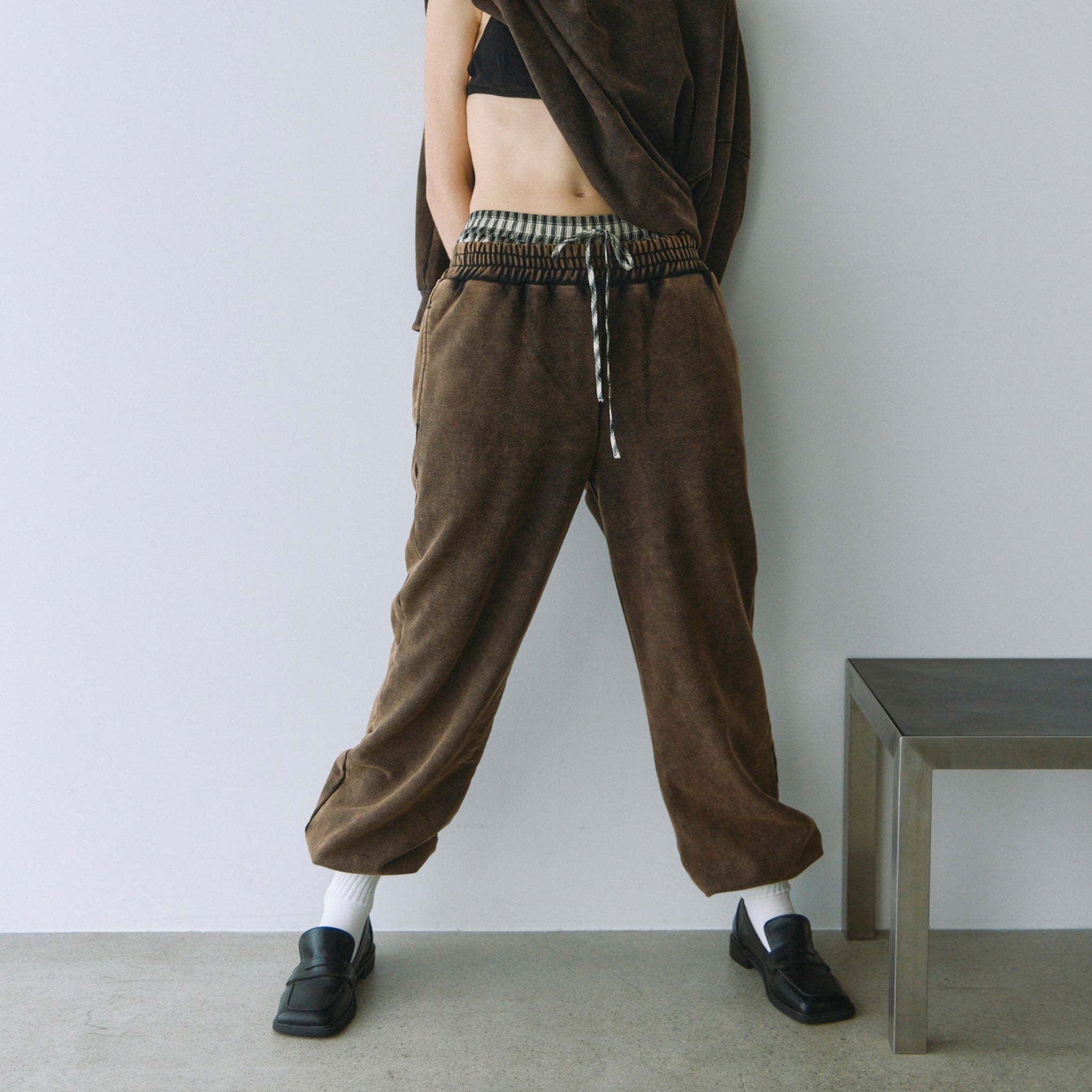 Acid dye ダメージSweatパンツ