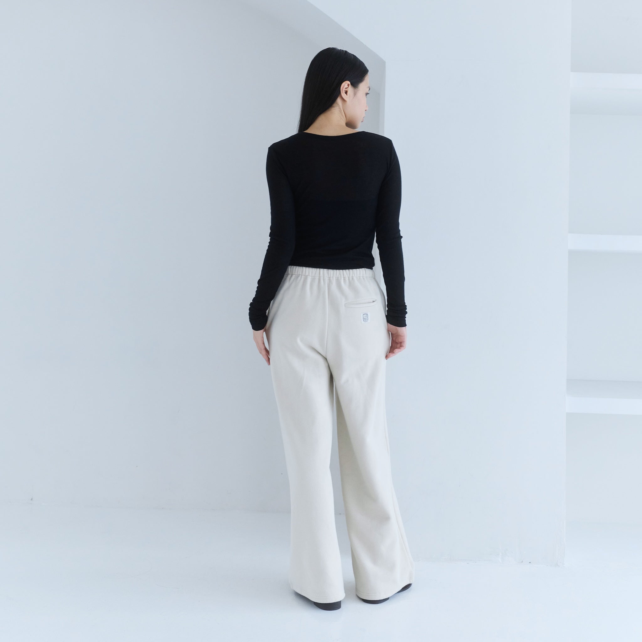 Brushed Cotton Pony Easy Pants