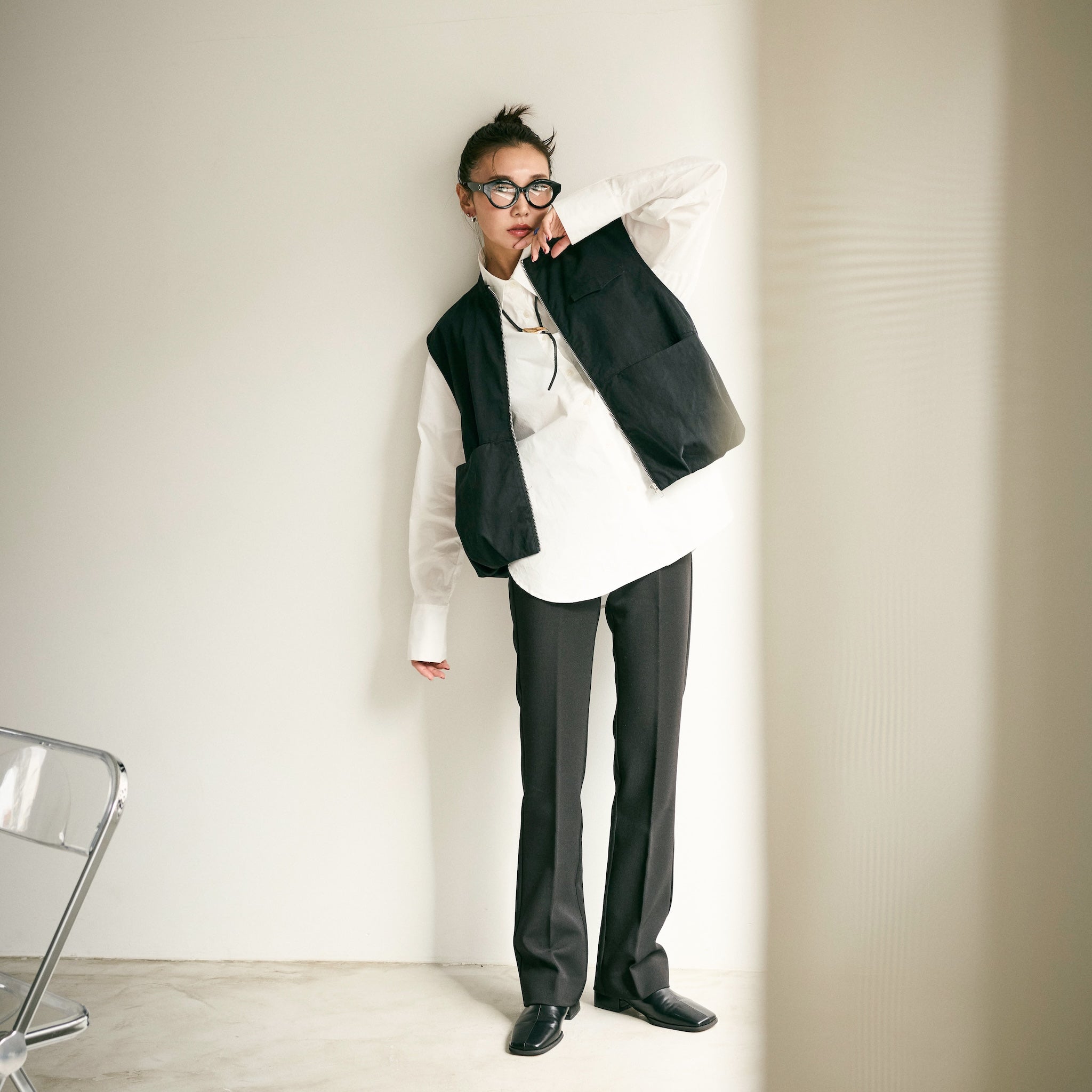 collab Slim Slacks Pants