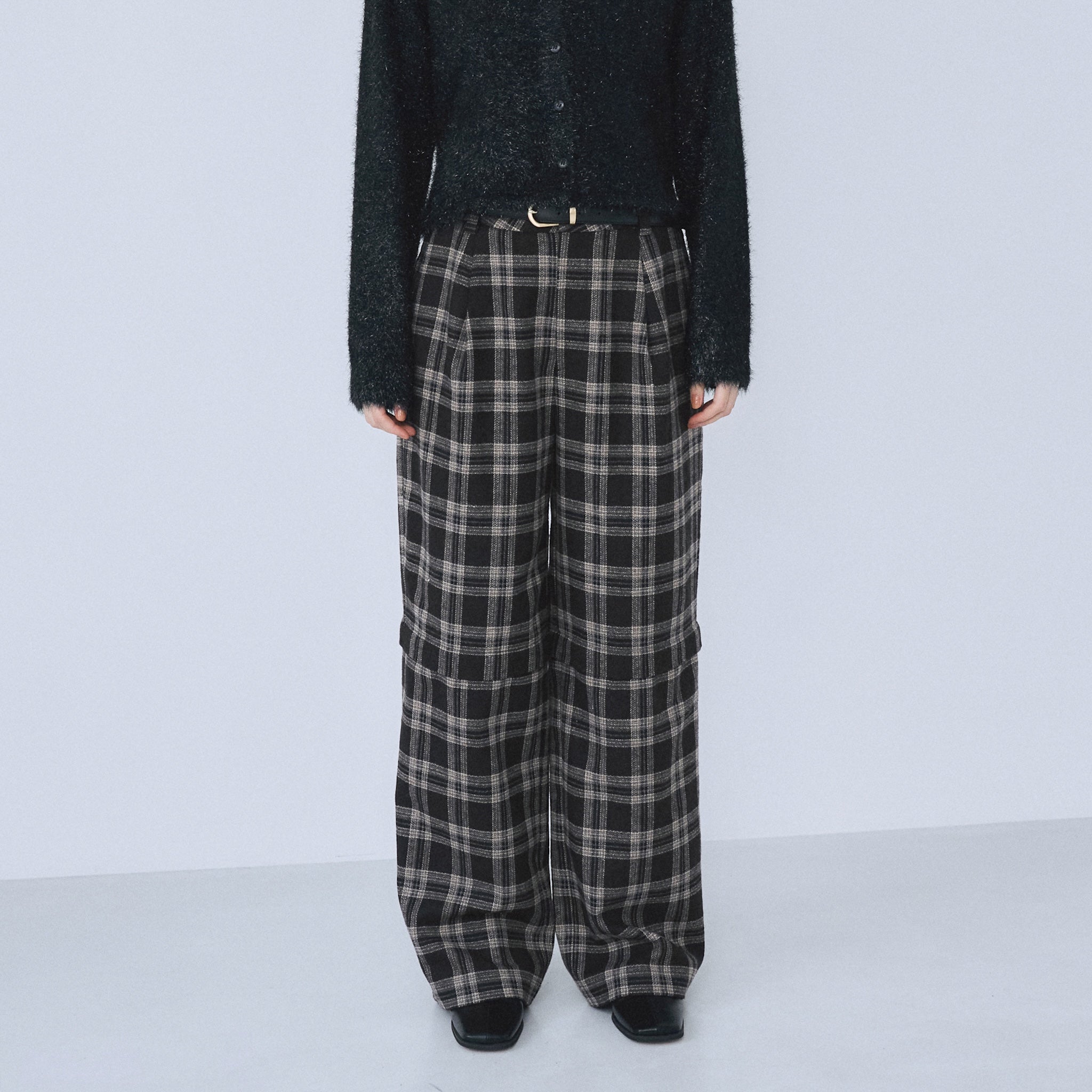 Knee Zip 2-way Length Pants