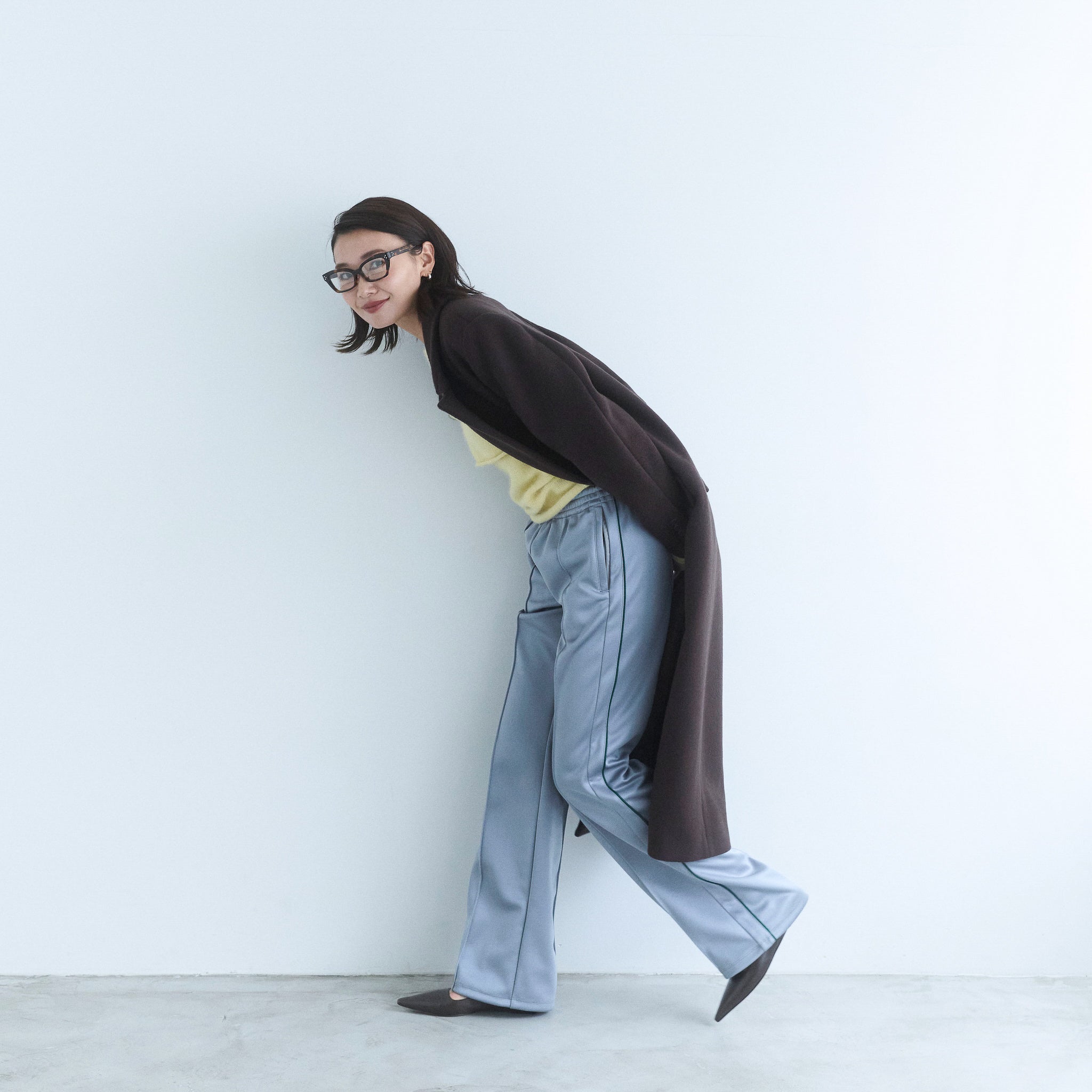 collab Asymmetry Line Trackpants