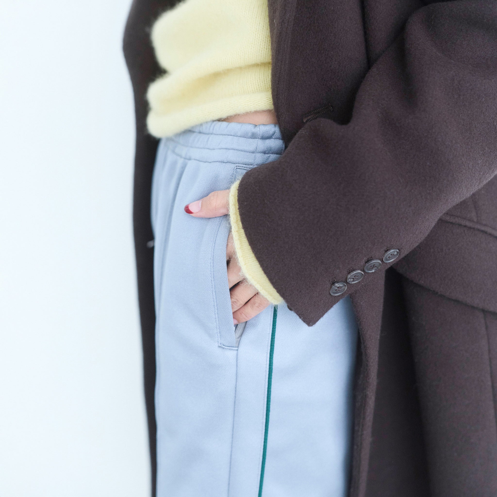 collab Asymmetry Line Trackpants