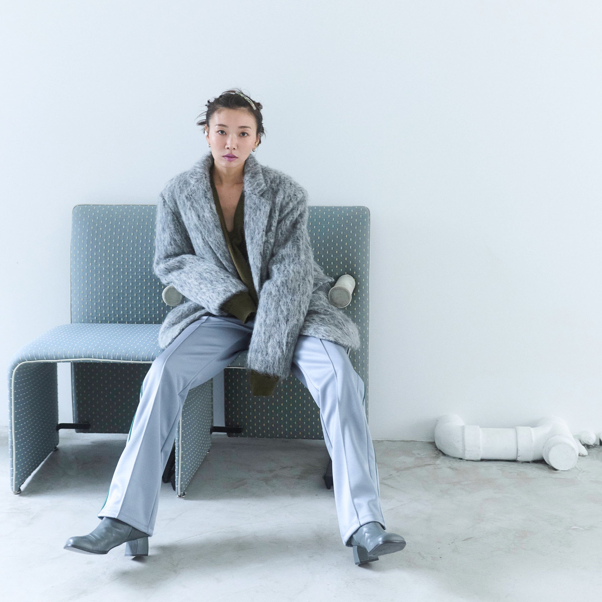 collab Asymmetry Line Trackpants