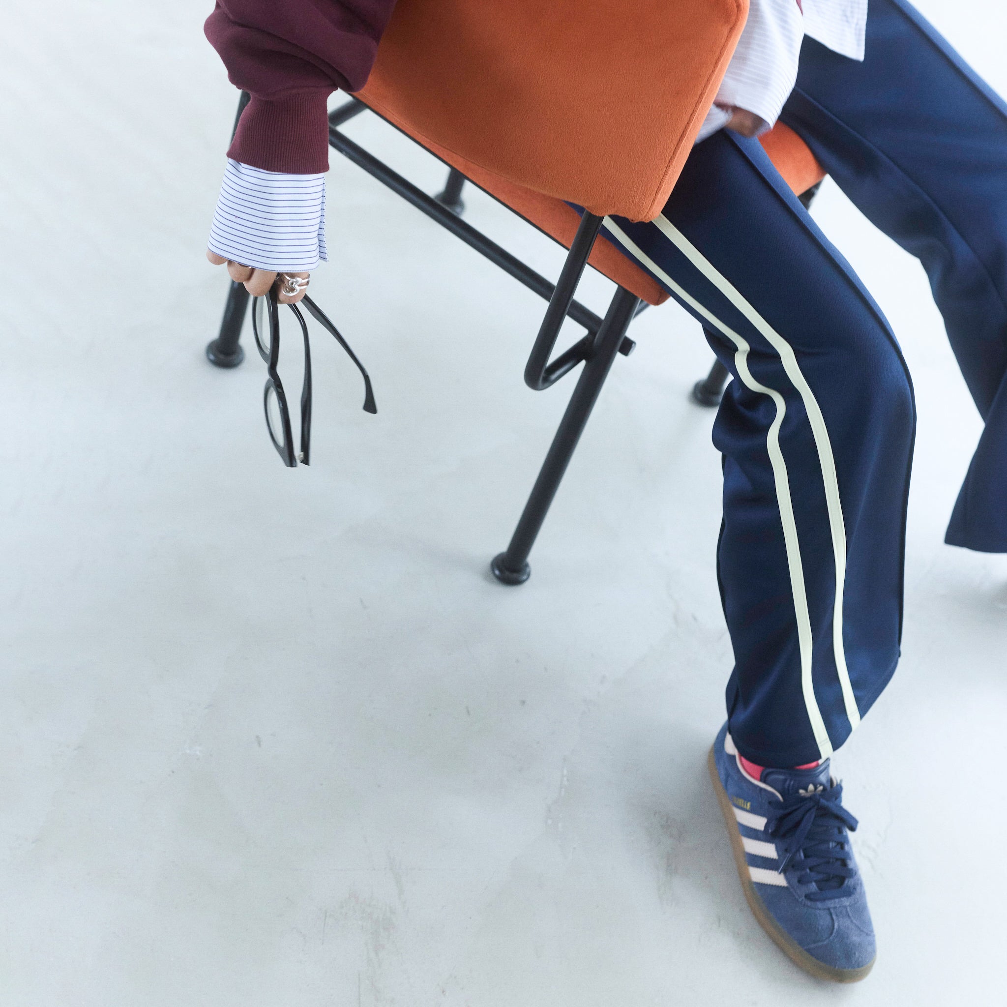 collab Asymmetry Line Trackpants