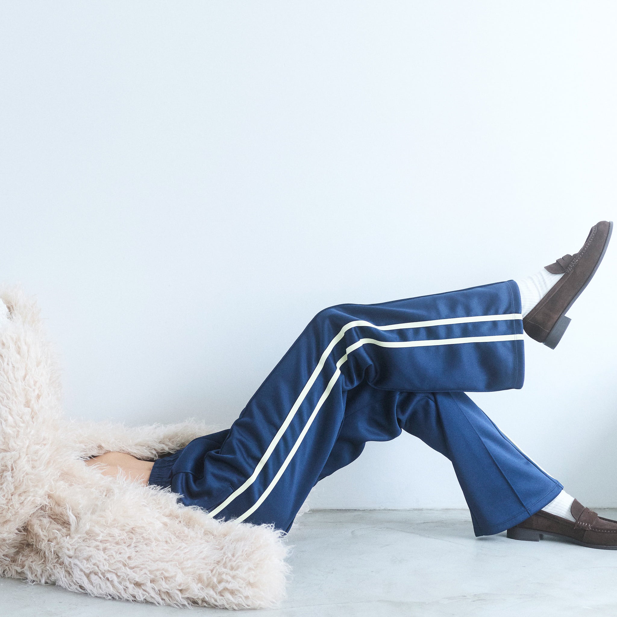 collab Asymmetry Line Trackpants